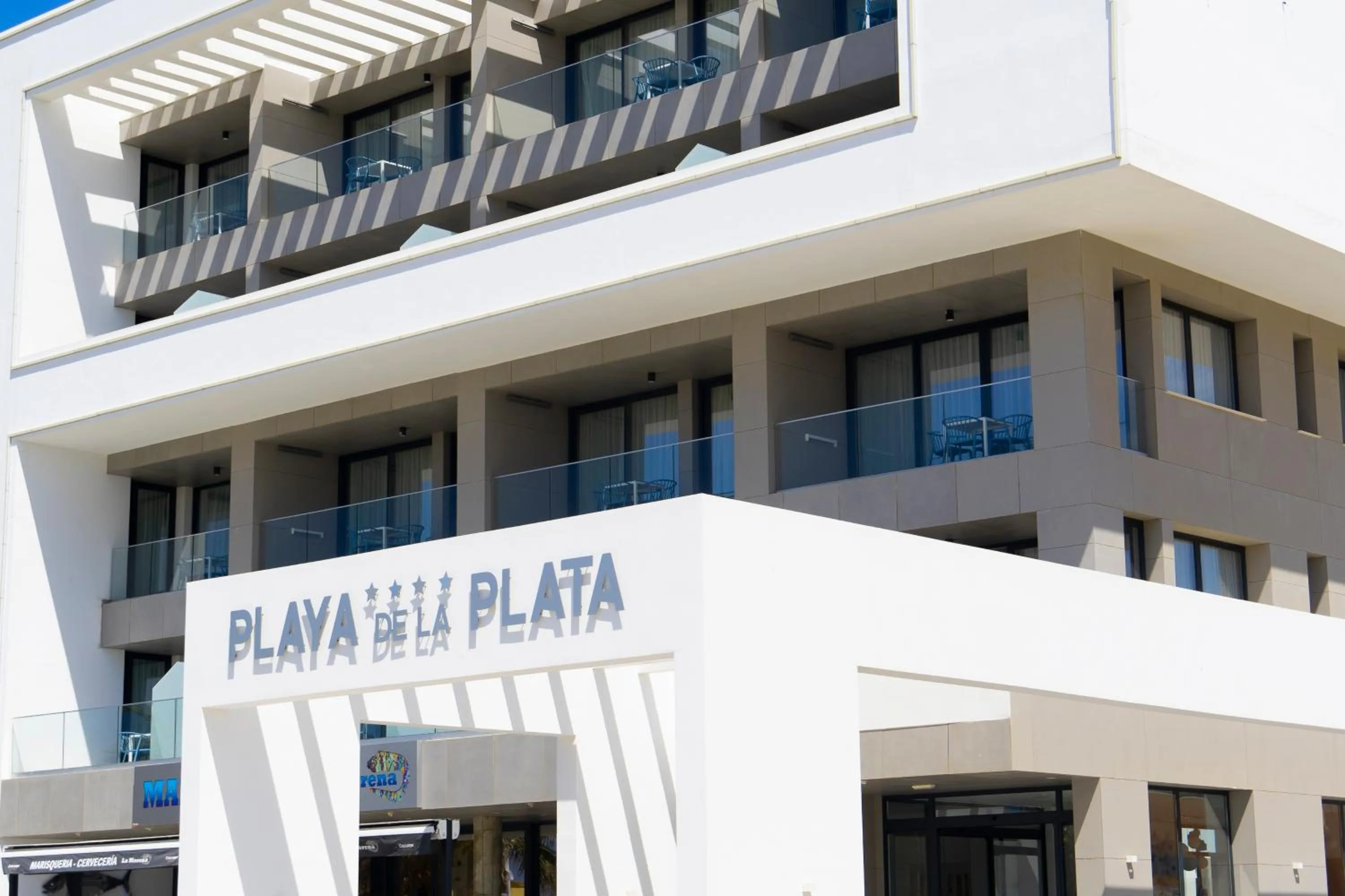 Facade/entrance in Hotel Playa de la Plata