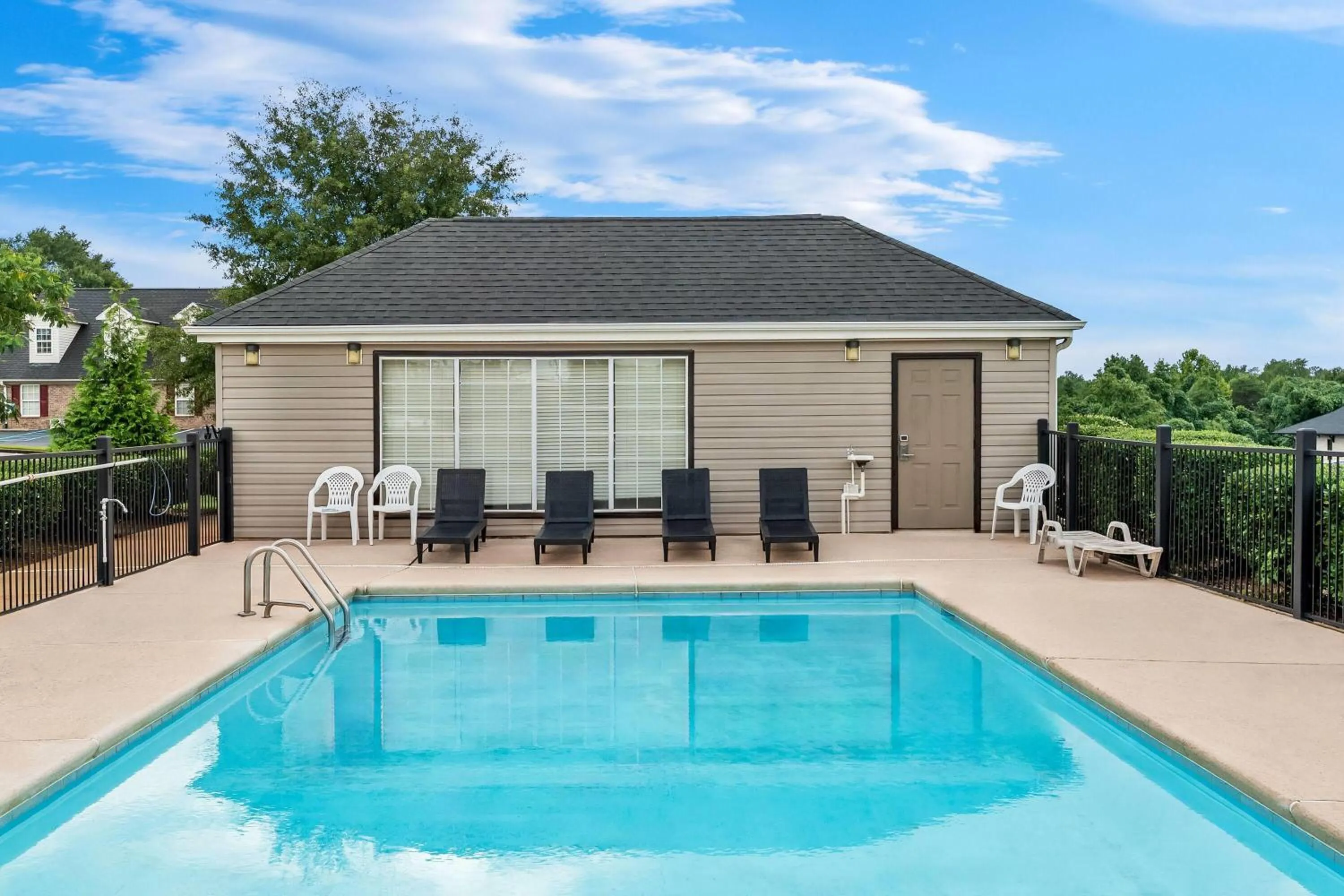 Swimming pool in Days Inn by Wyndham Spartanburg