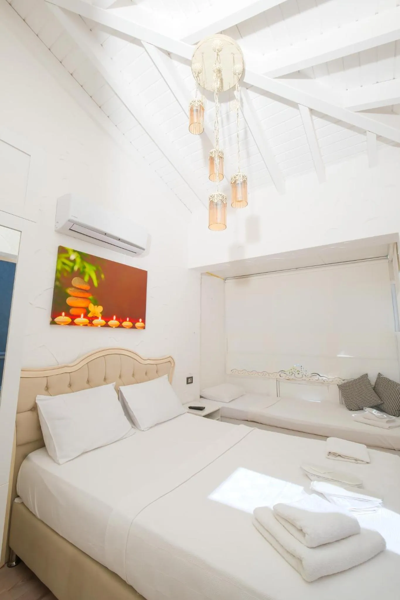 Bed in Kybele Suites Alaçatı