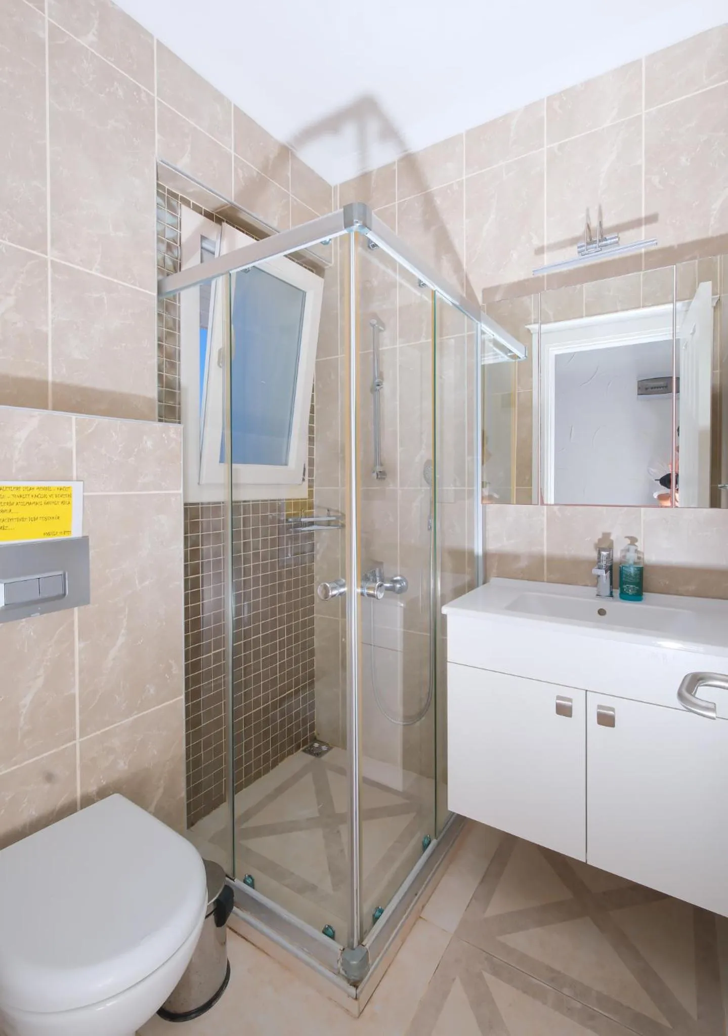 Shower in Kybele Suites Alaçatı