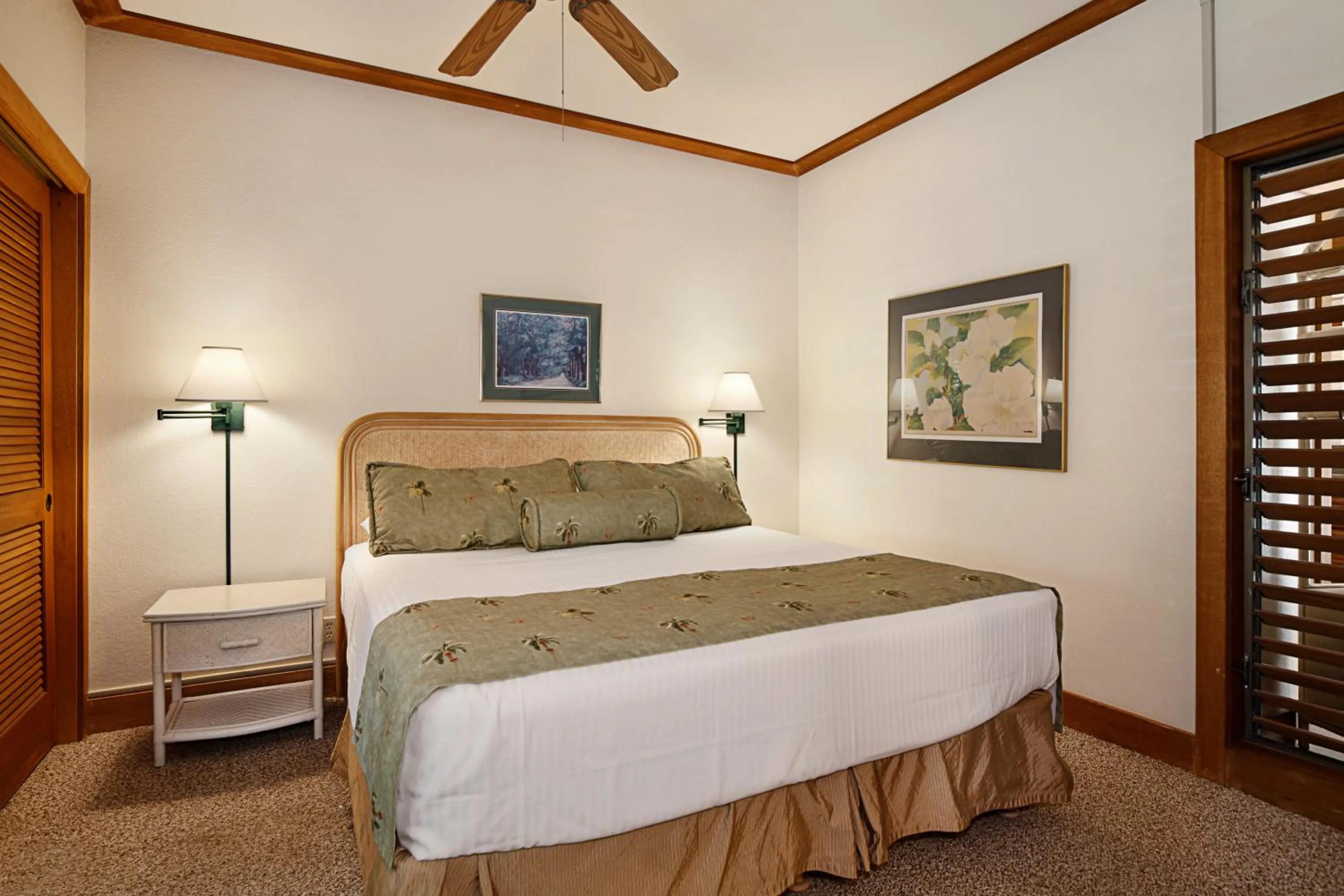 Bed in Kiahuna Plantation Resort Kauai by OUTRIGGER