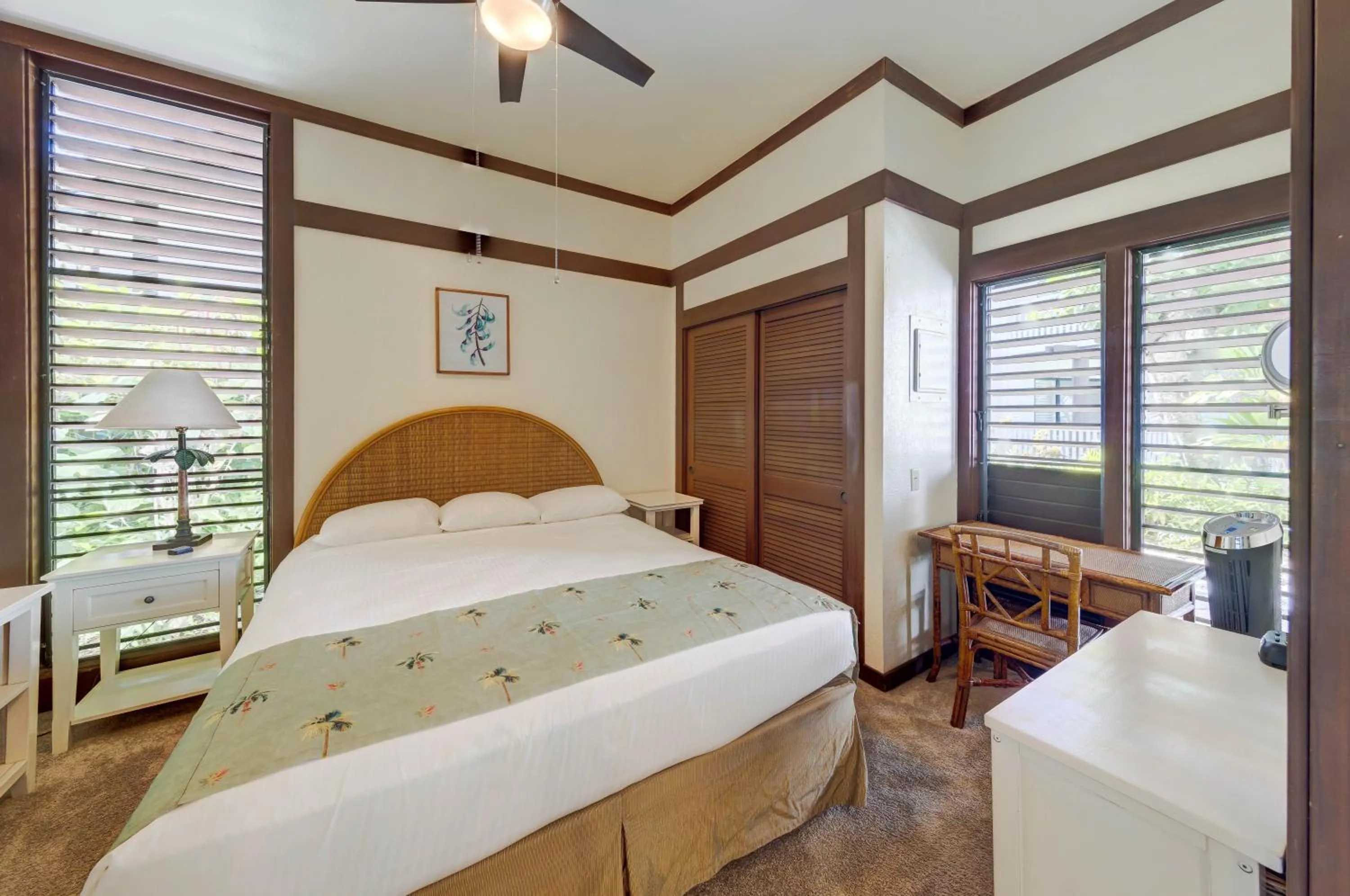 Bed in Kiahuna Plantation Resort Kauai by OUTRIGGER