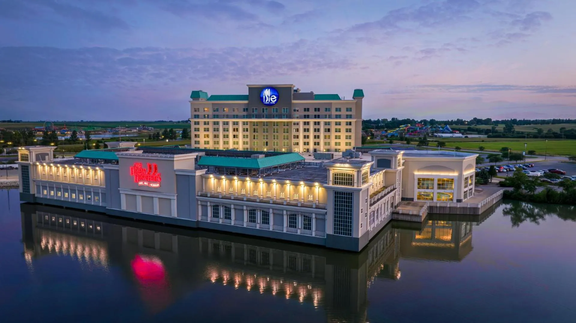 Property building in Isle Casino Hotel Waterloo, A Caesars Destination