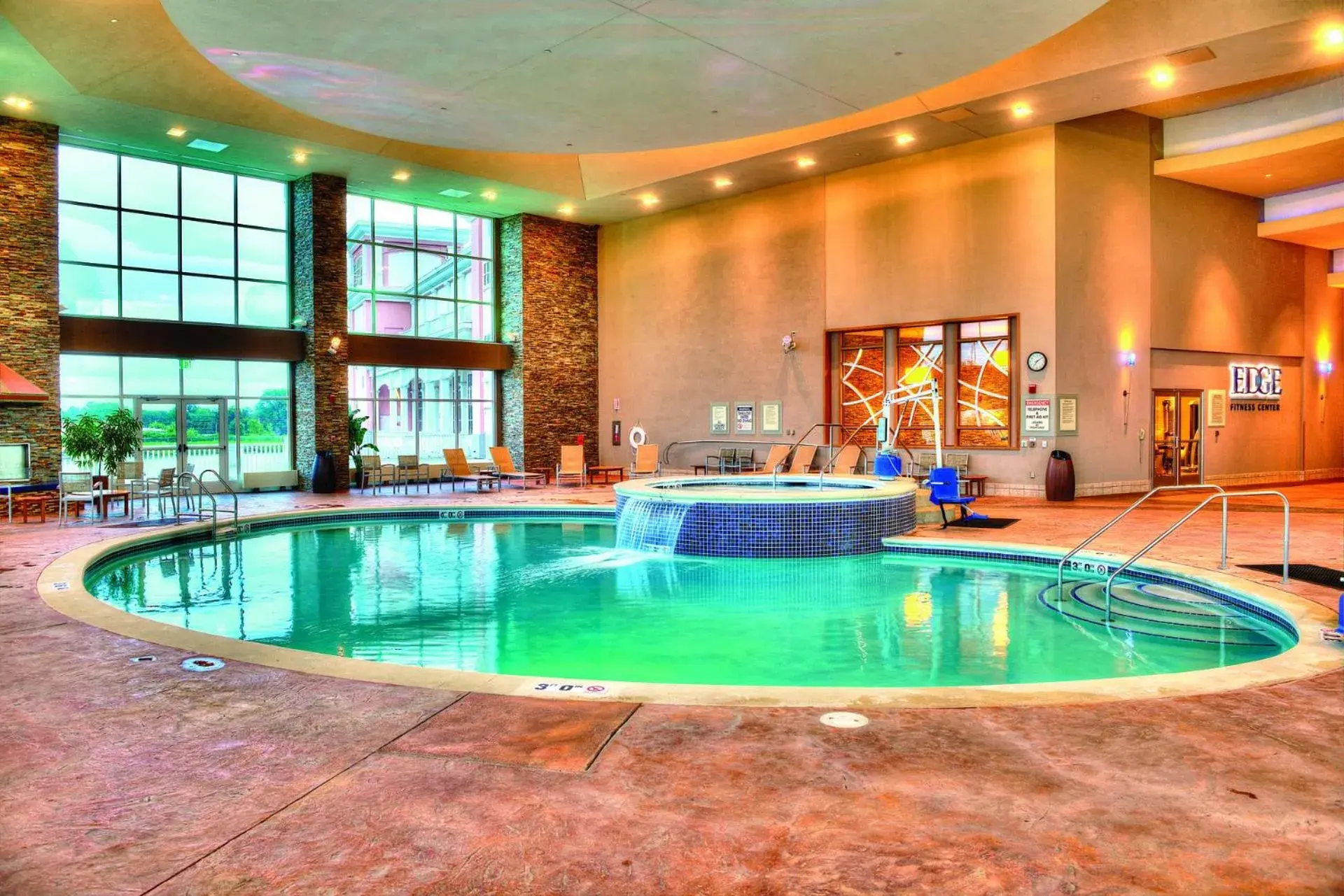 Swimming pool in Isle Casino Hotel Waterloo, A Caesars Destination Swimming pool in Isle Casino Hotel Waterloo, A Caesars Destination