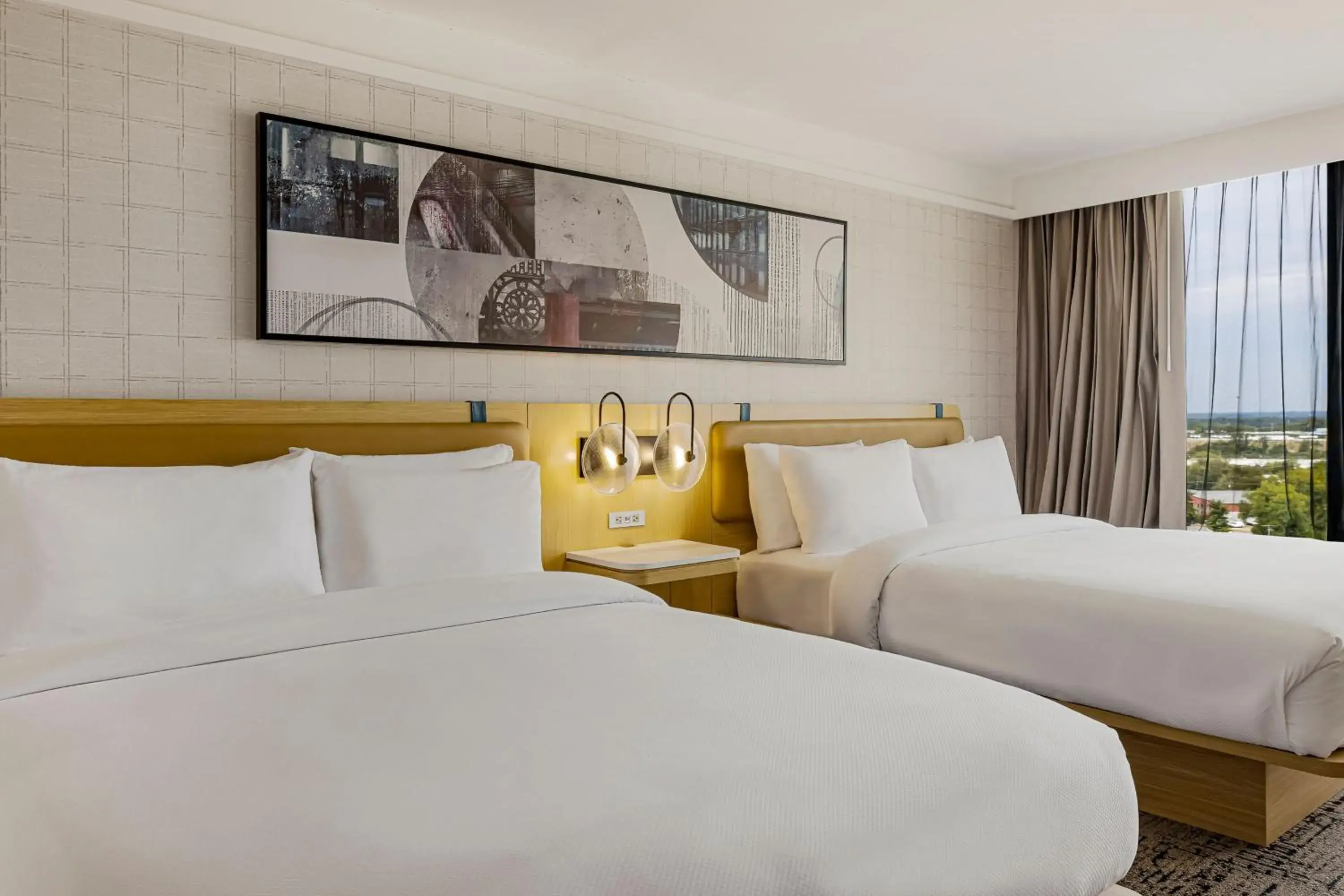 Standard Queen Room with Two Queen Beds - Hearing Accessible in Hotel Preston Nashville Airport Standard Queen Room with Two Queen Beds - Hearing Accessible in Hotel Preston Nashville Airport