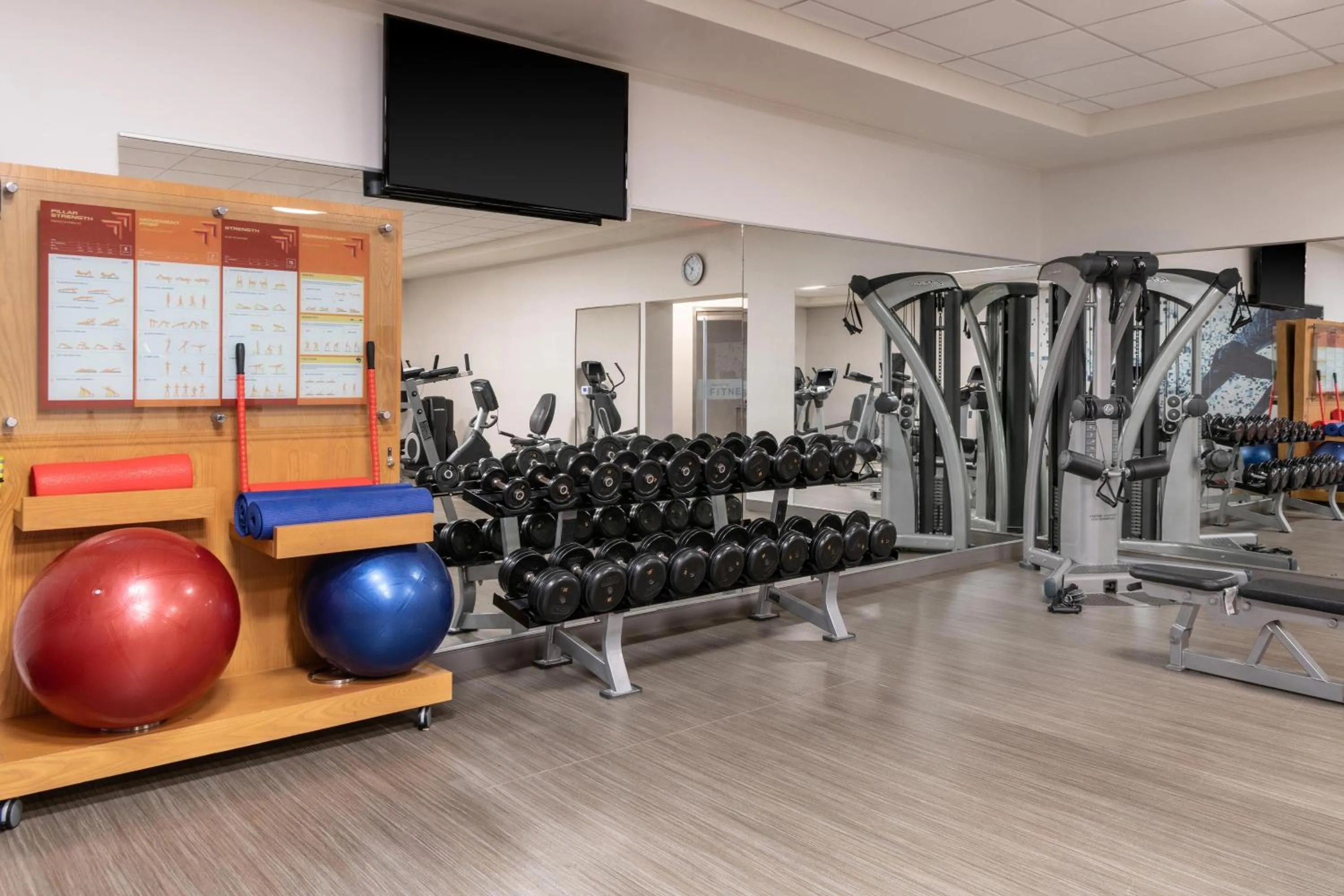 Fitness centre/facilities in Sheraton Ann Arbor Hotel