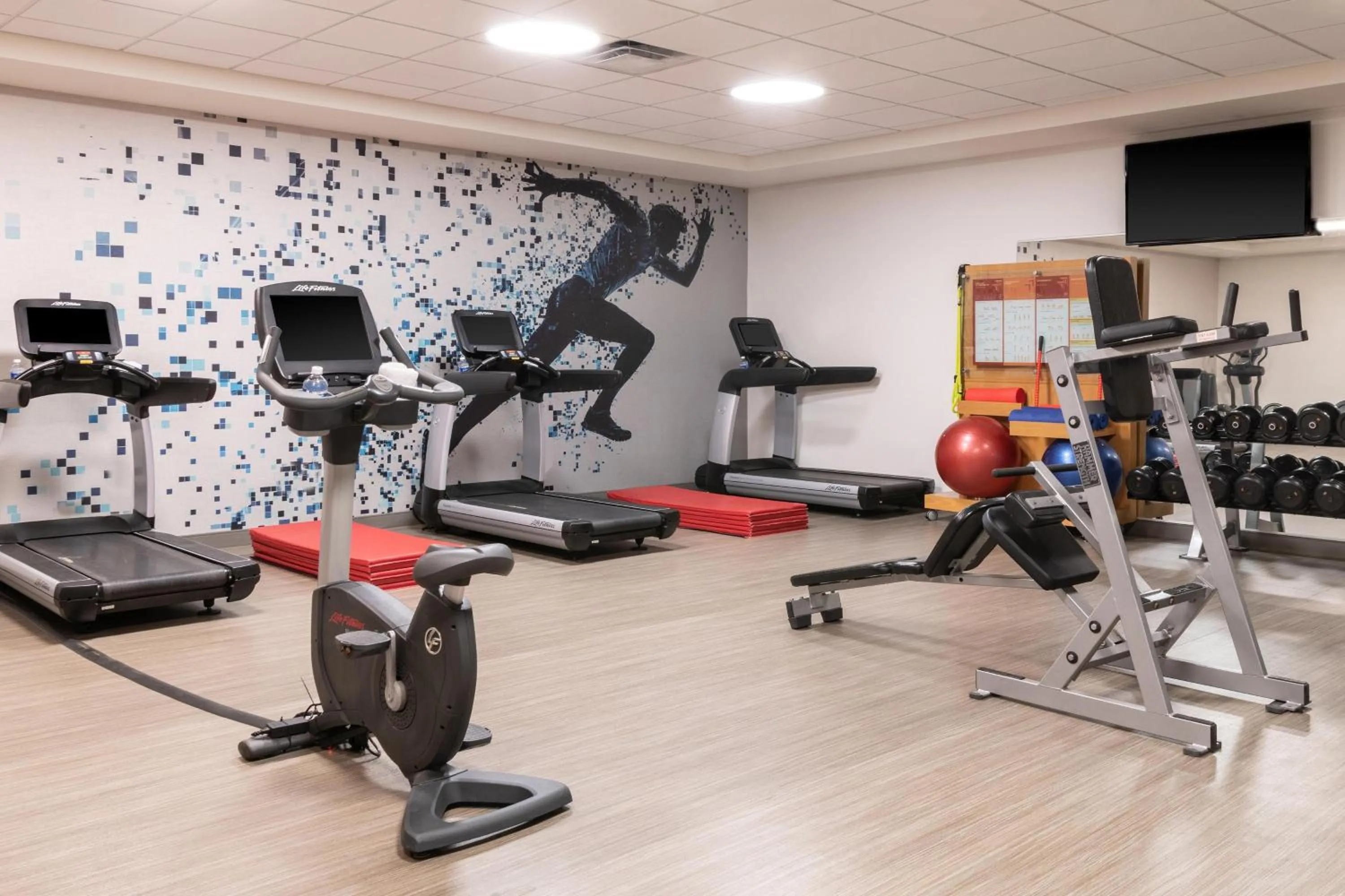 Fitness centre/facilities in Sheraton Ann Arbor Hotel