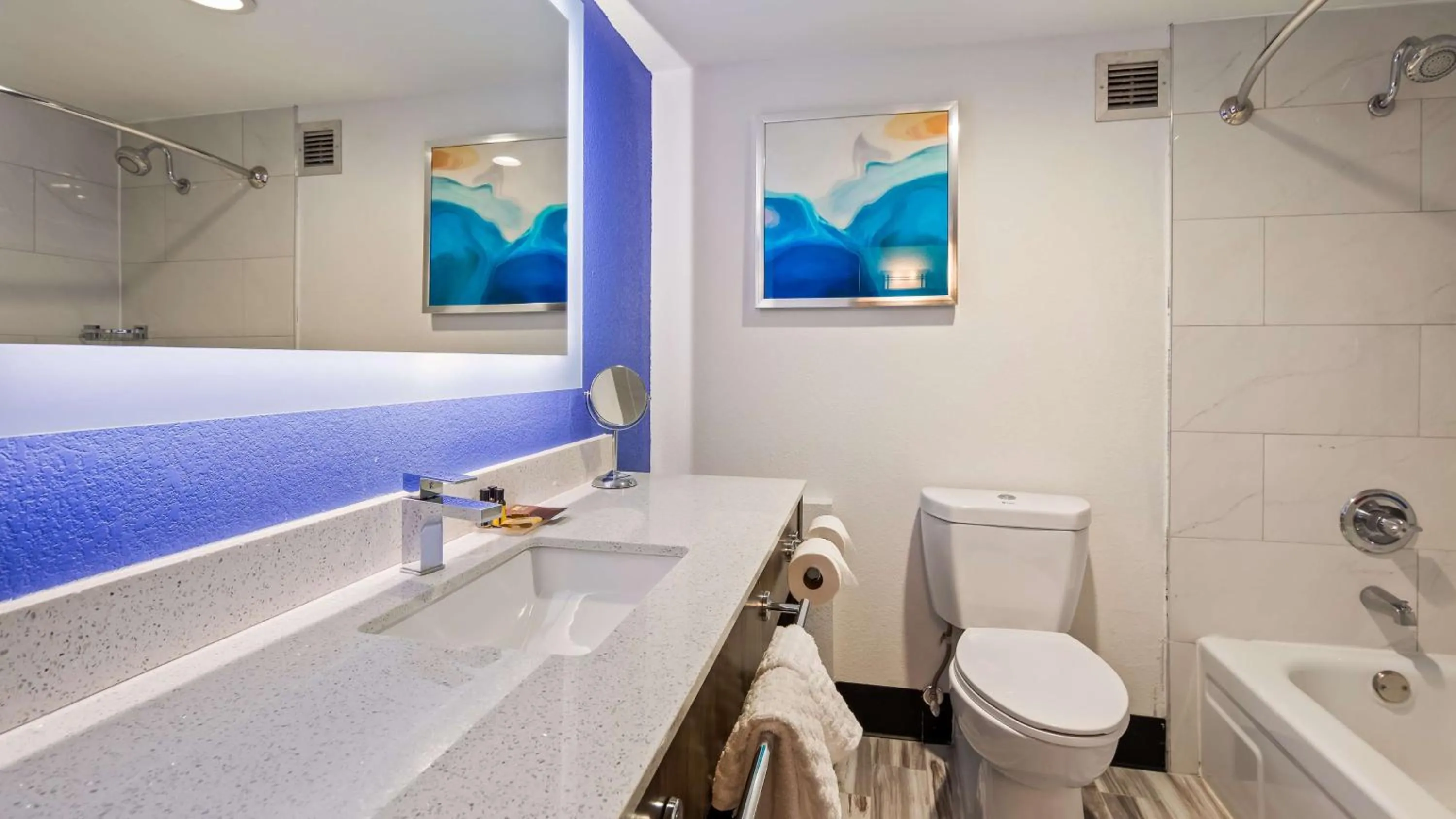 Bathroom in Best Western Plus Executive Residency Denver-Central Park Hotel