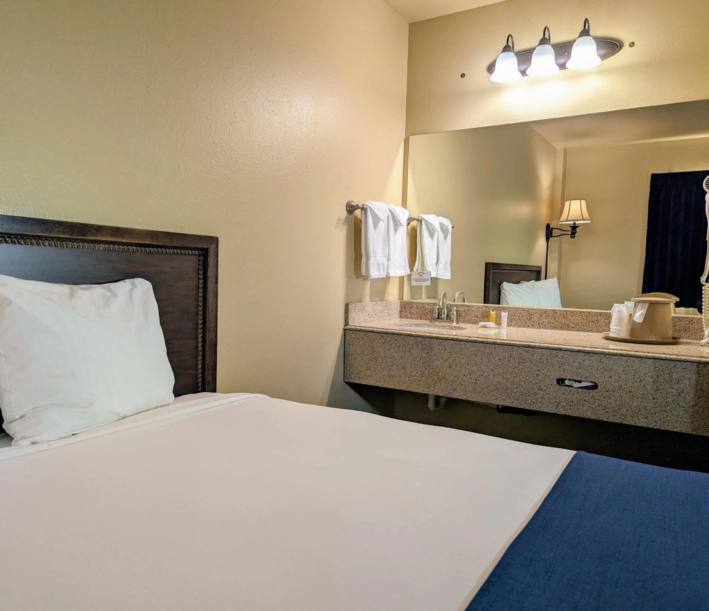 Bathroom, Bed in First Gold Gaming Resort