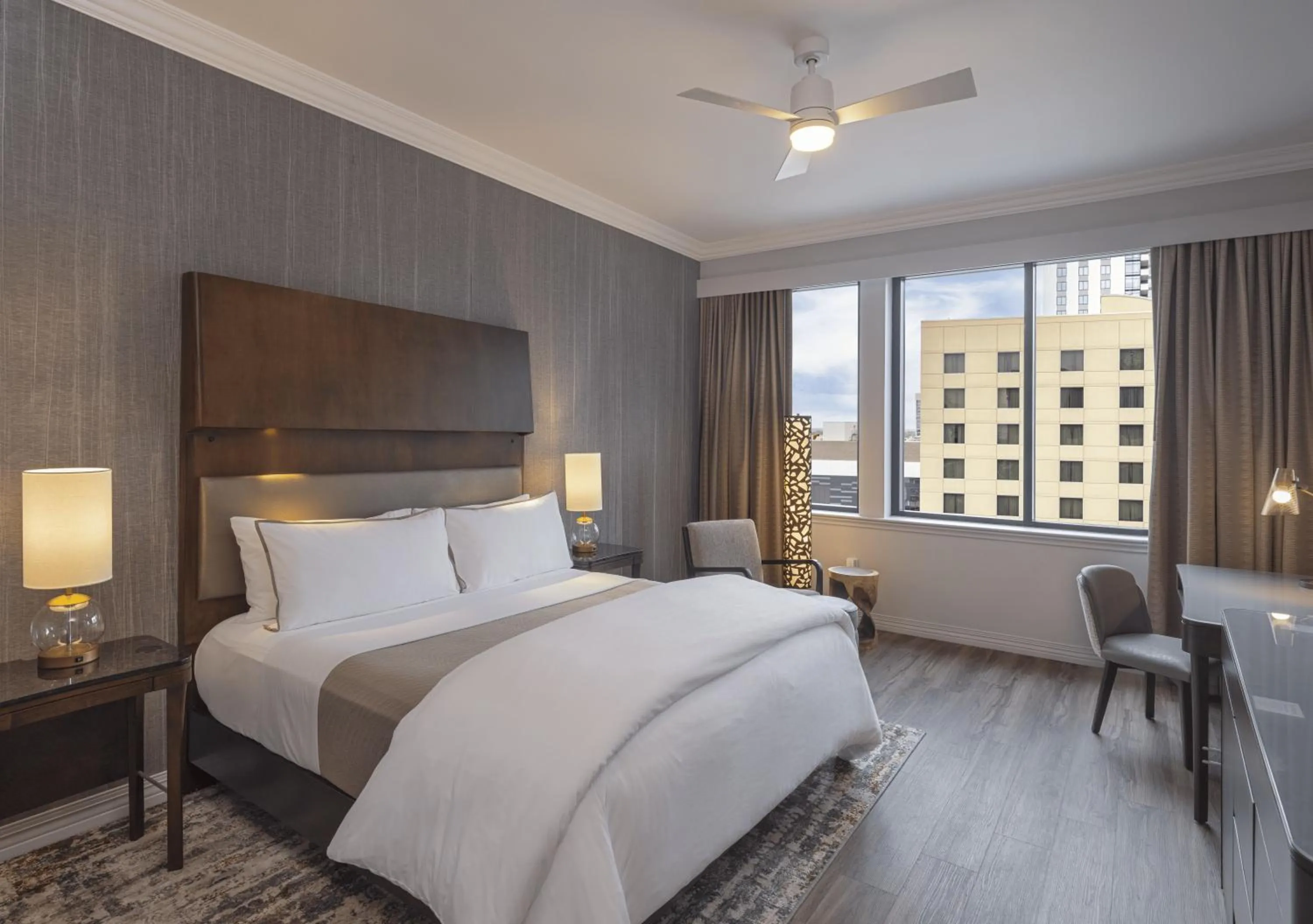 Bed in The Westin Houston Downtown