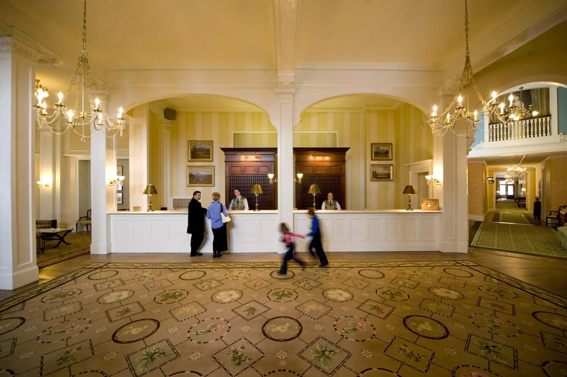 Lobby or reception in Omni Mount Washington Resort & Spa Lobby or reception in Omni Mount Washington Resort & Spa