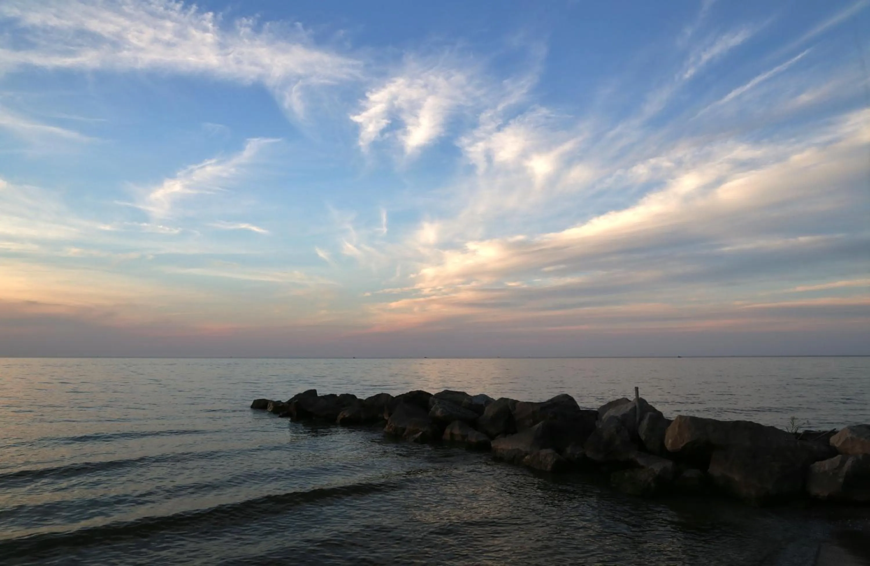 Lake view in Sheraton Erie Bayfront Hotel