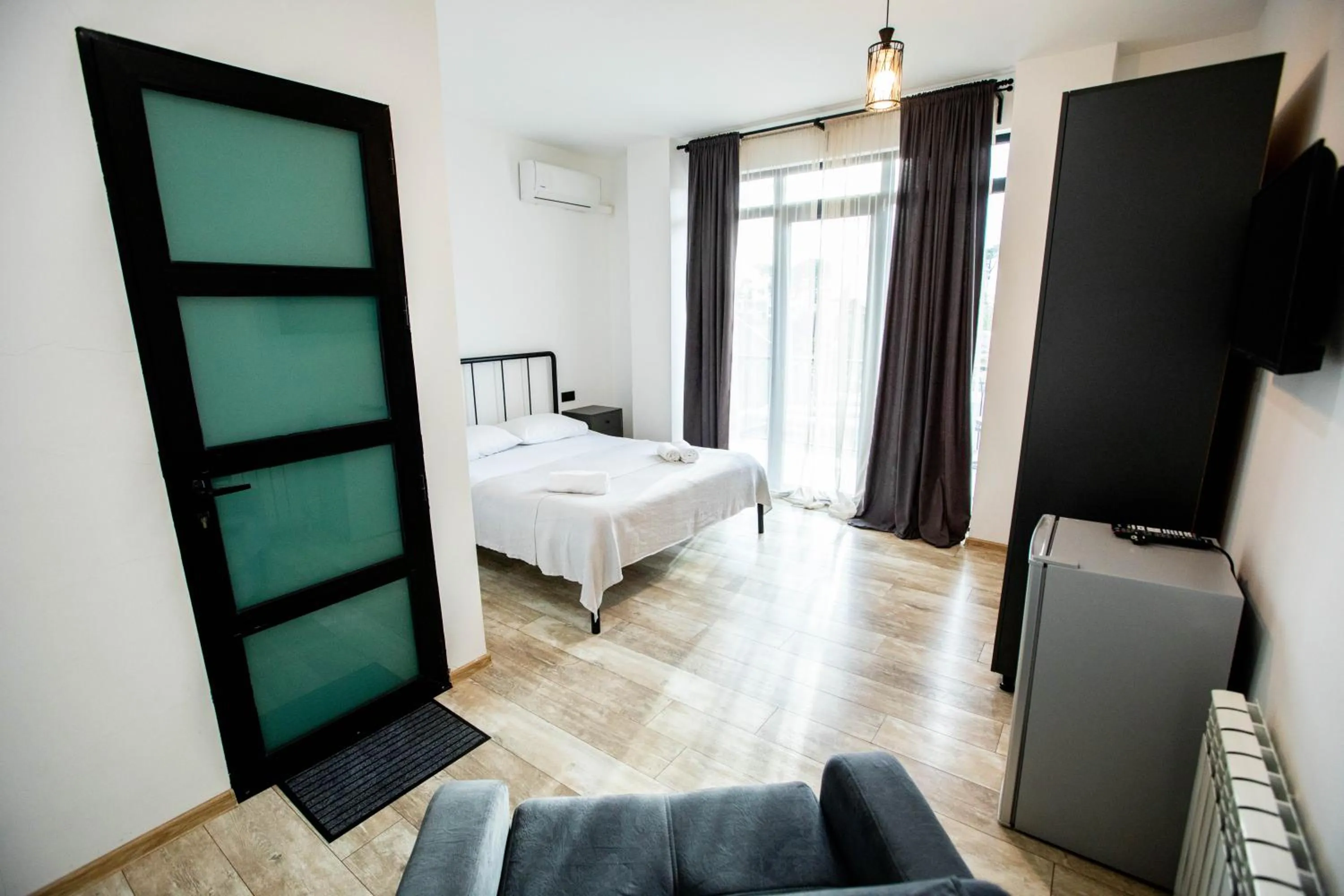 Bedroom, Bed in Level Up Hotel & Restaurant