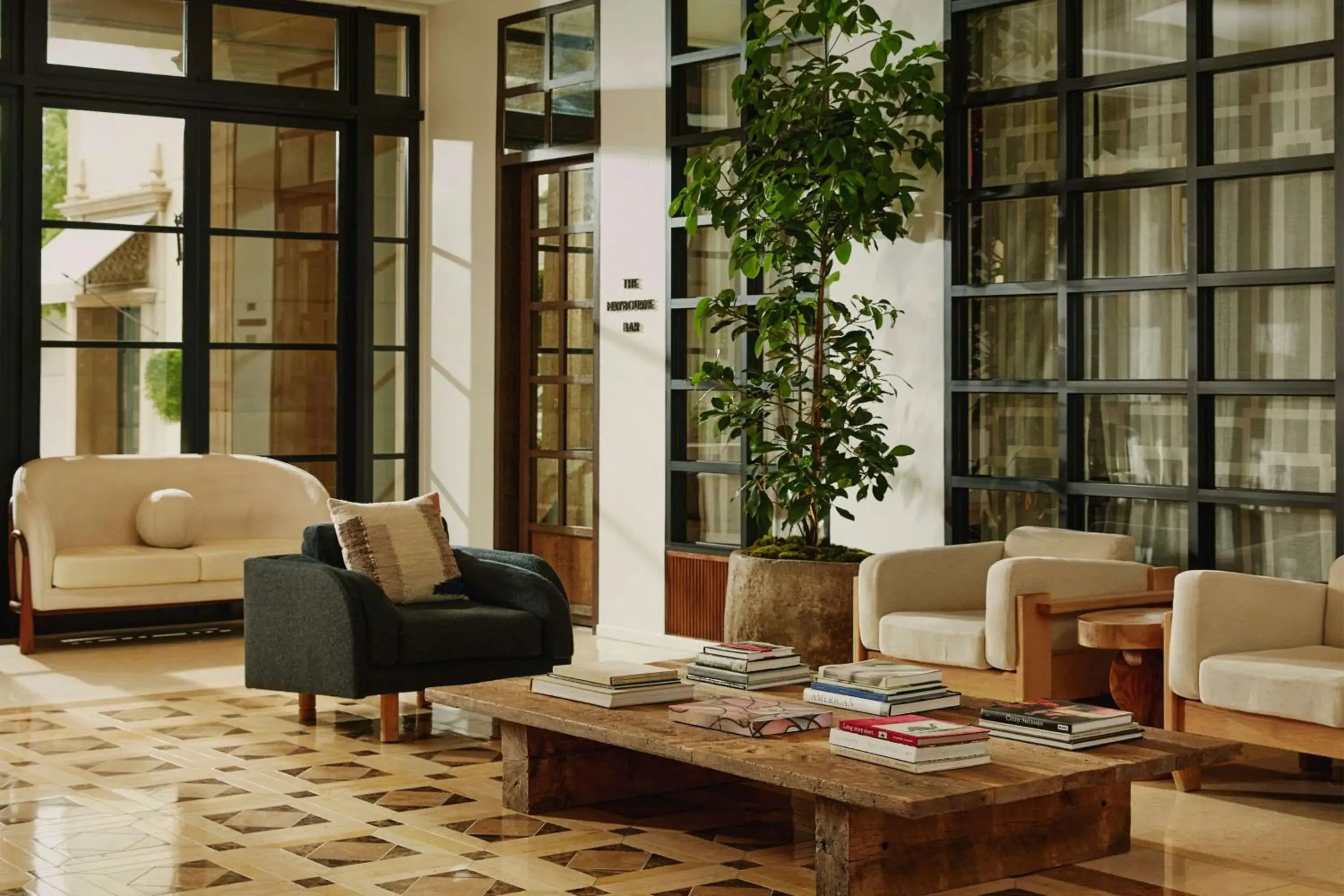 Lobby or reception in The Maybourne Beverly Hills, Maybourne Lobby or reception in The Maybourne Beverly Hills, Maybourne