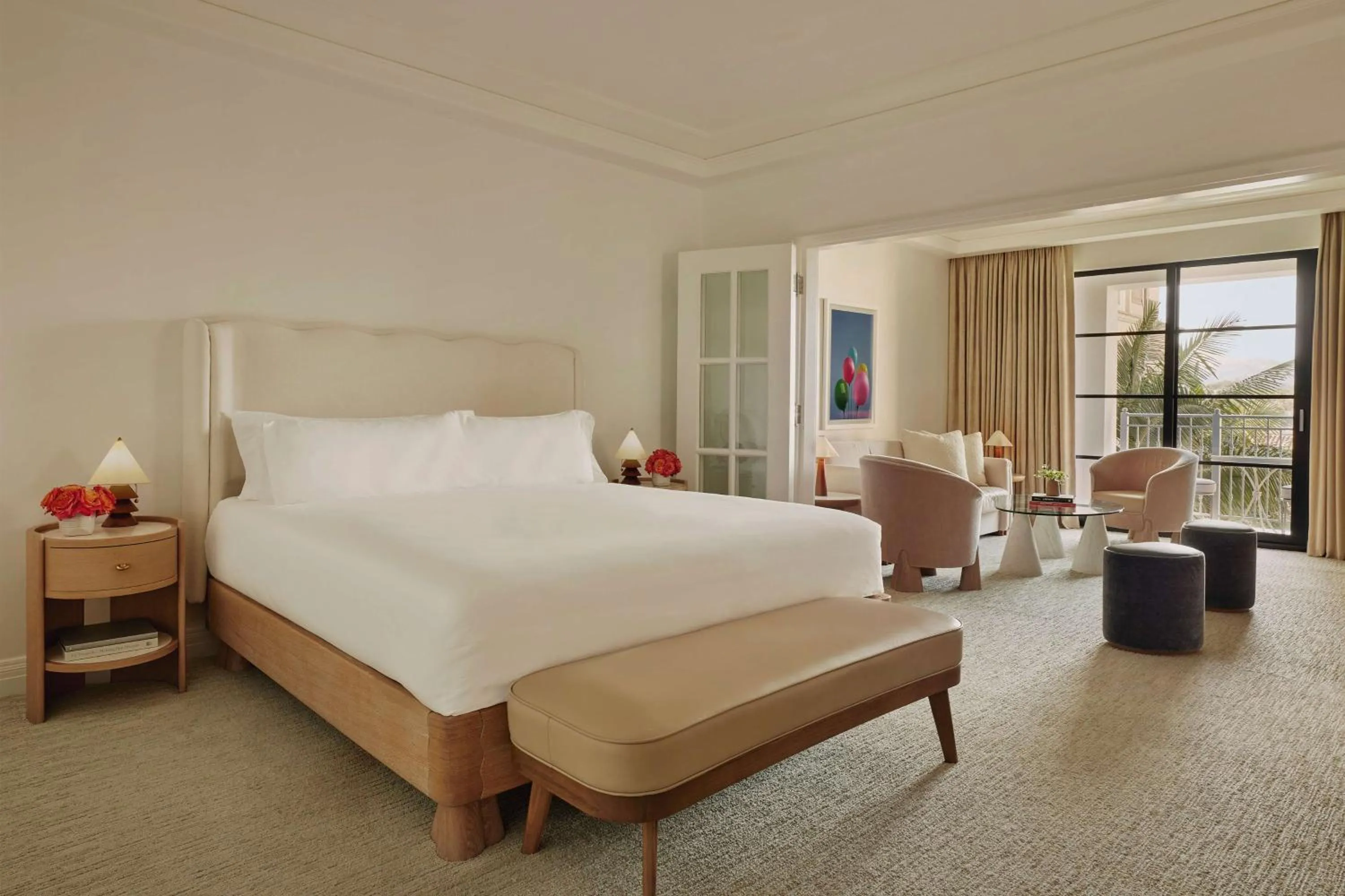 Bedroom, Bed in The Maybourne Beverly Hills, Maybourne