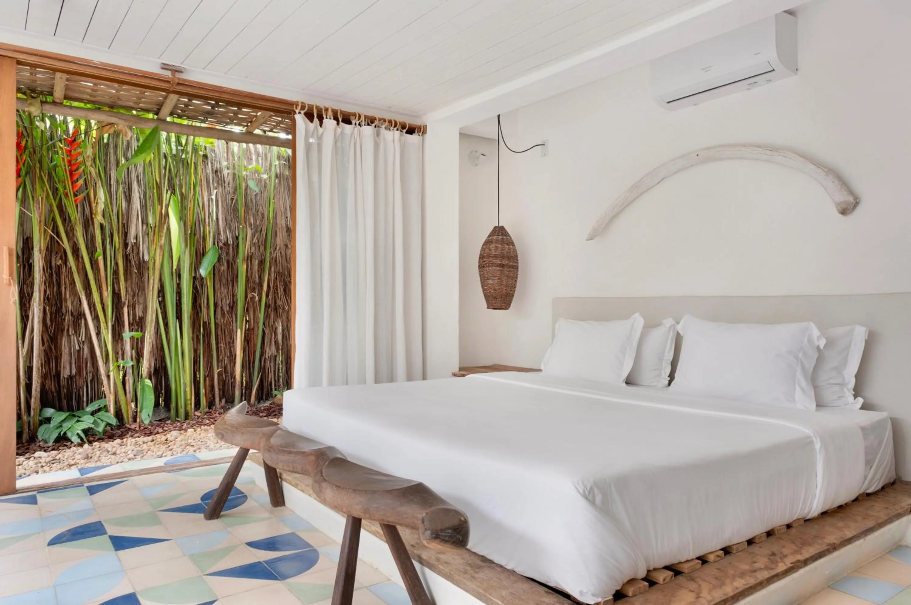 Bed in Casa das Conchas Caraiva