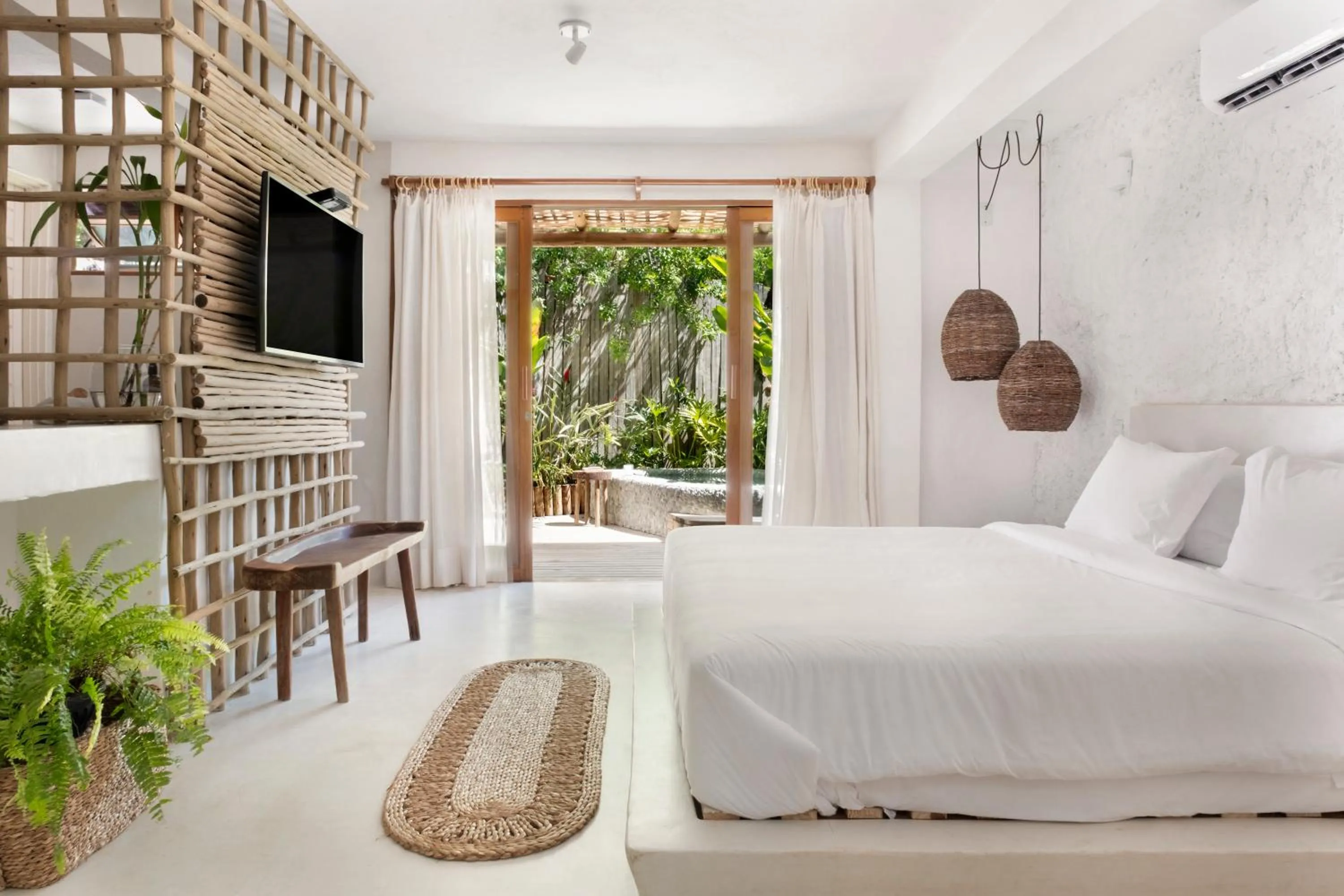 Bed in Casa das Conchas Caraiva