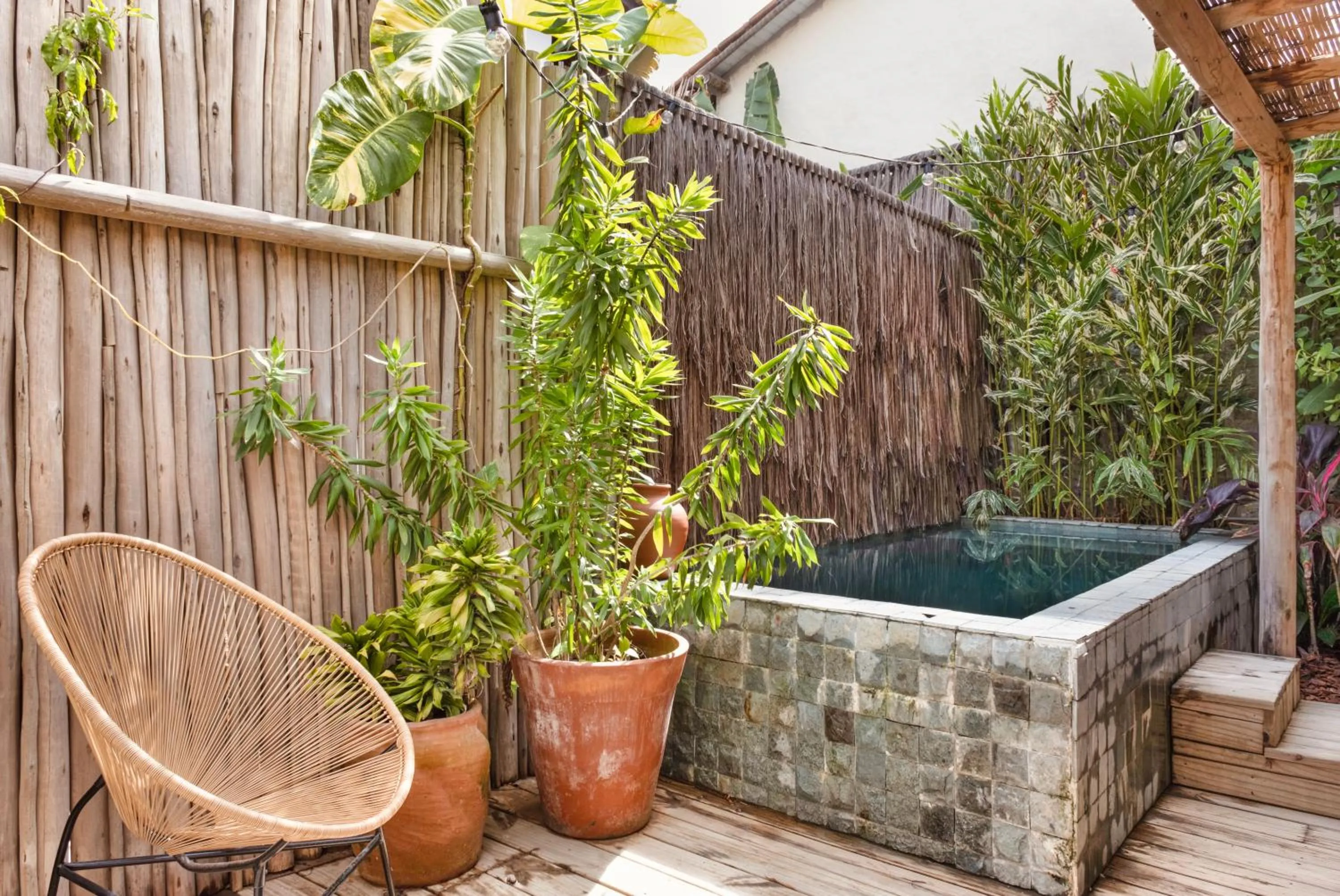 Swimming pool in Casa das Conchas Caraiva