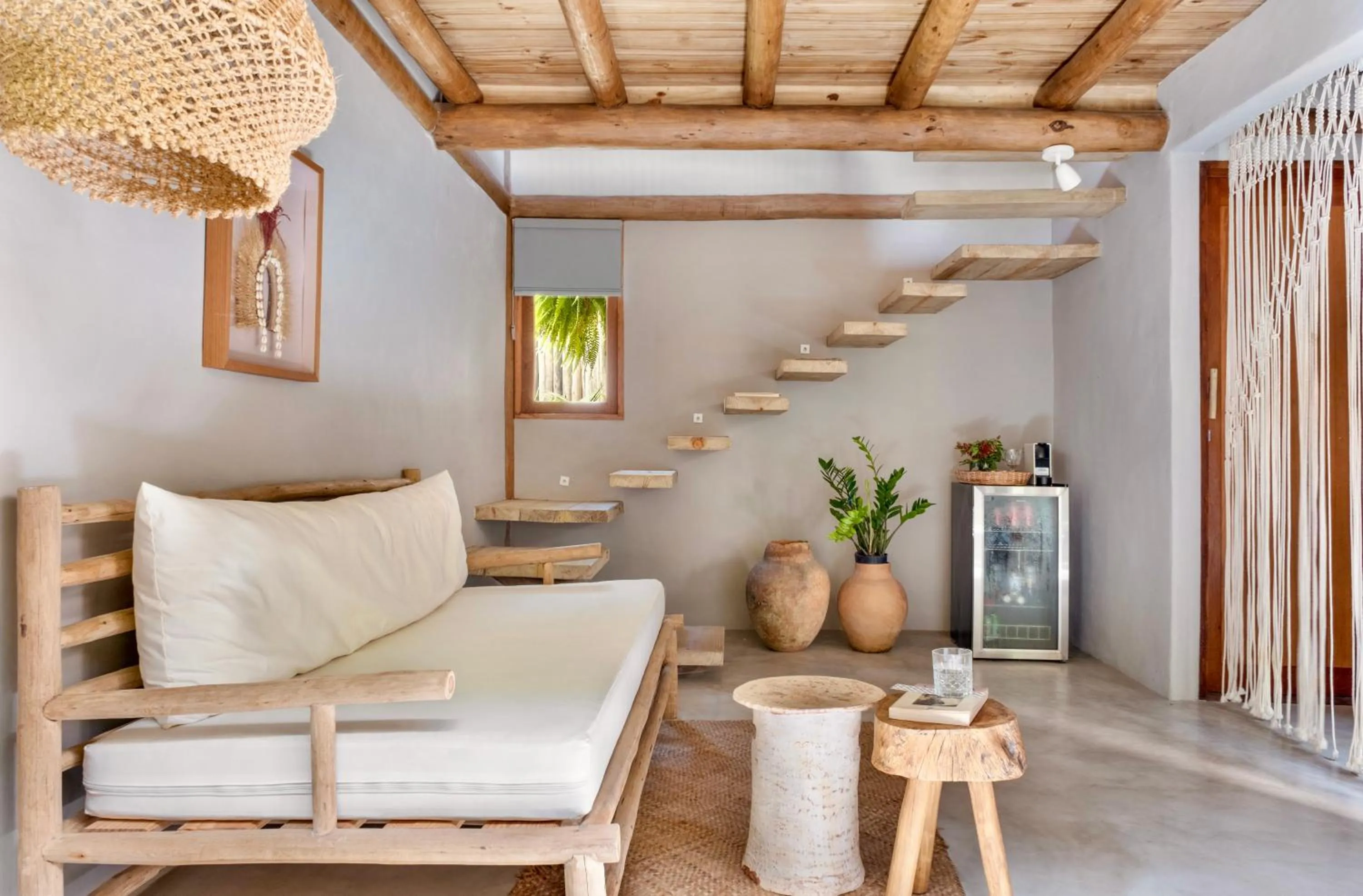 Living room in Casa das Conchas Caraiva