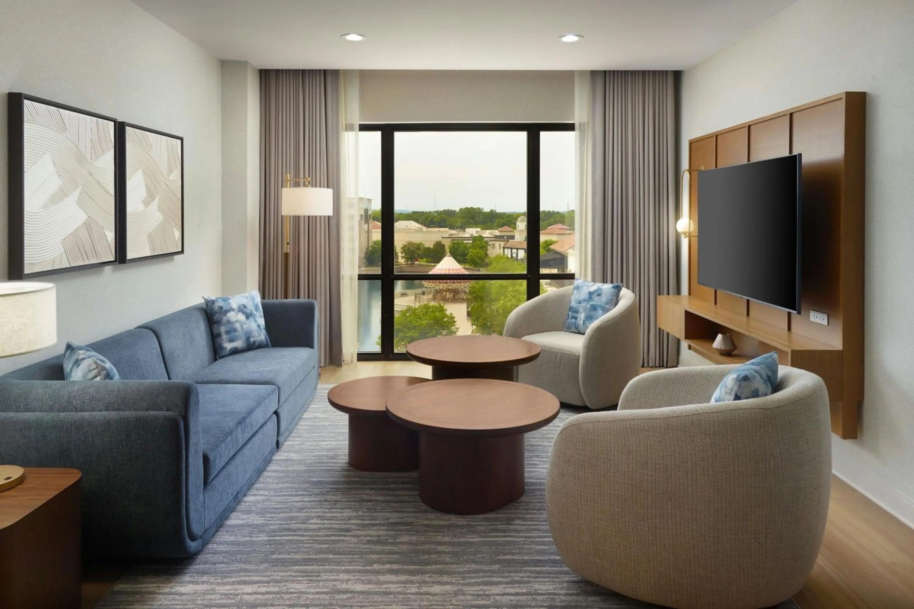 Living room in The Westin Huntsville
