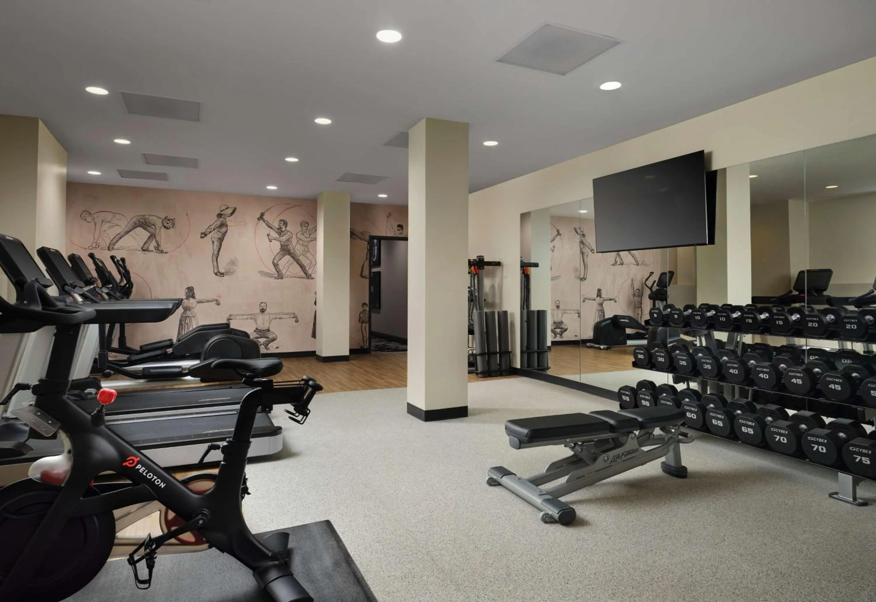 Fitness centre/facilities in Hotel Flor Tampa Downtown, Tapestry Collection By Hilton