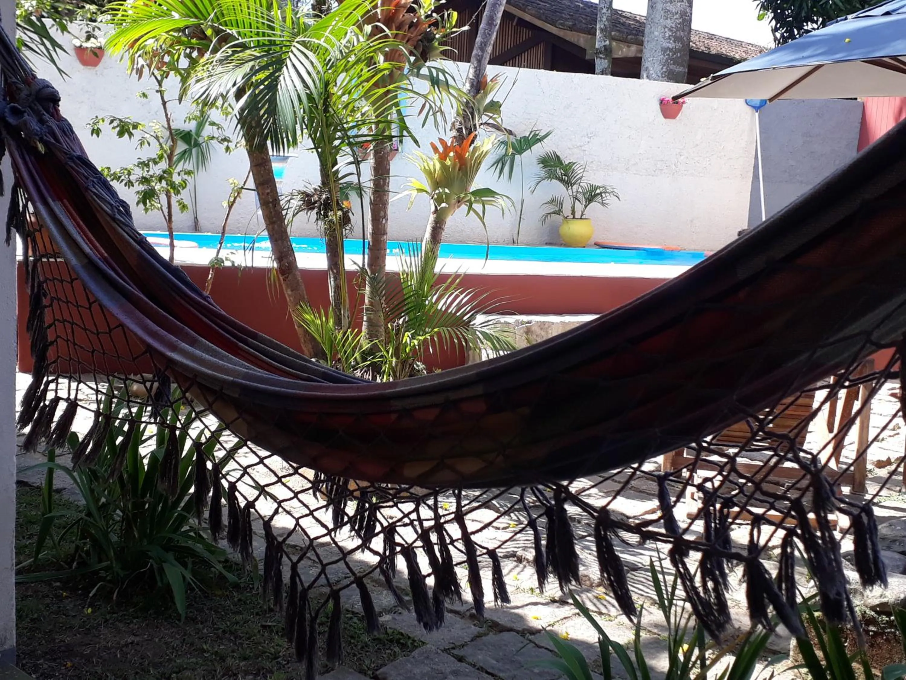 Garden view in Pousada Bela Paraty