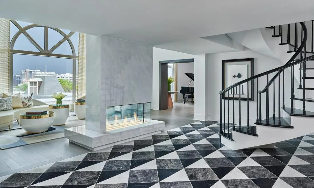 Seating area in Hotel Crescent Court
