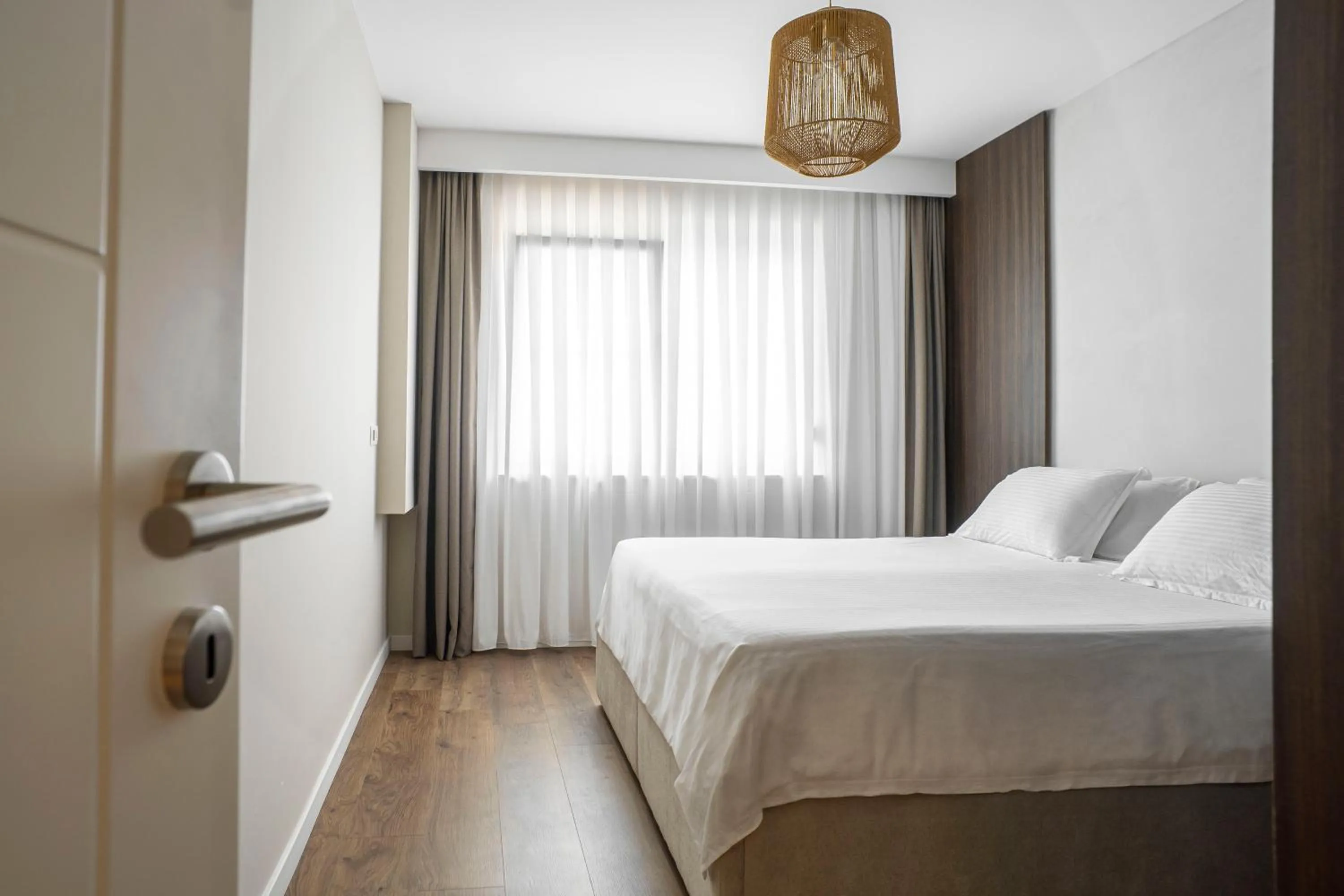 Bedroom, Bed in Lux Apartments