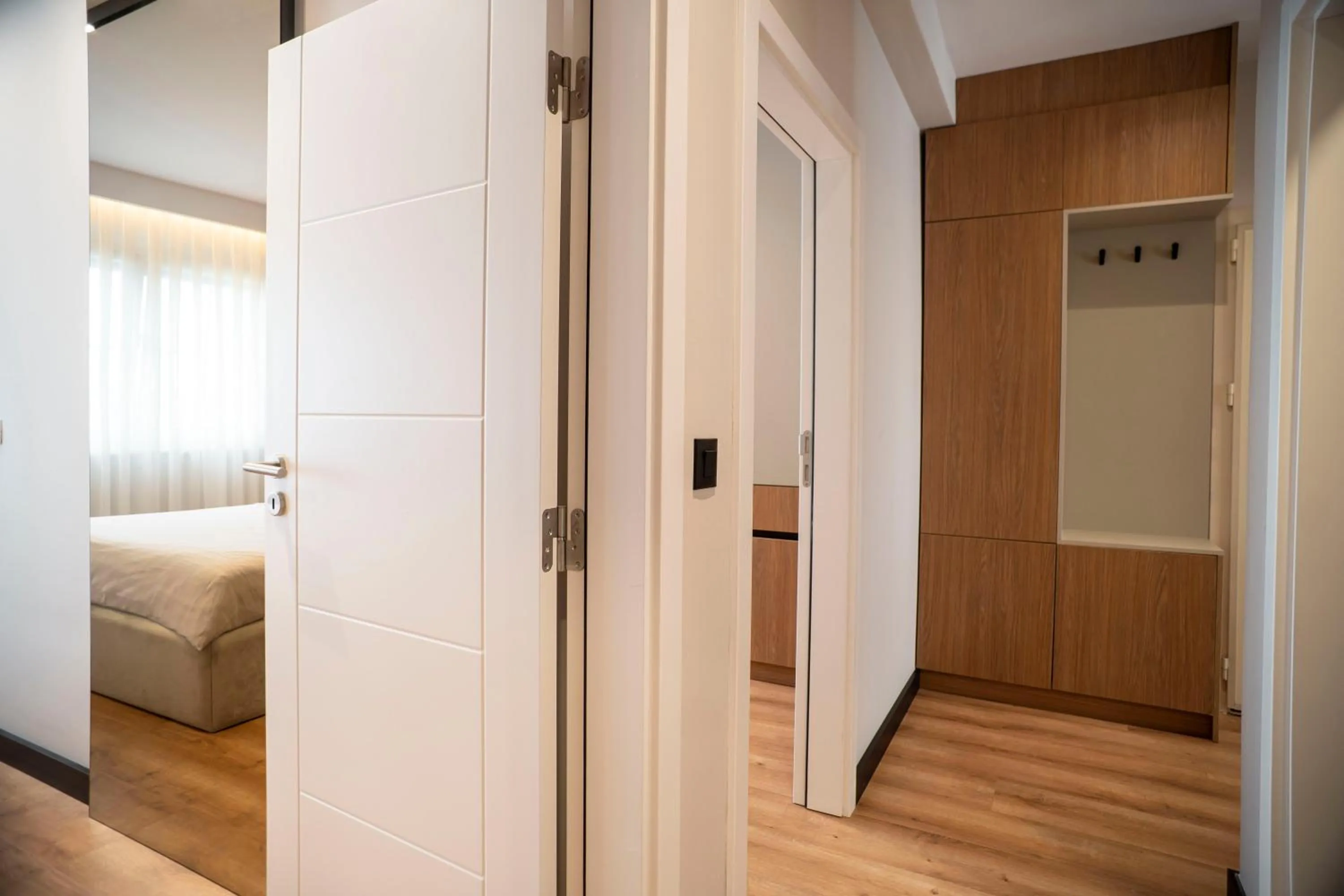 Bed in Lux Apartments