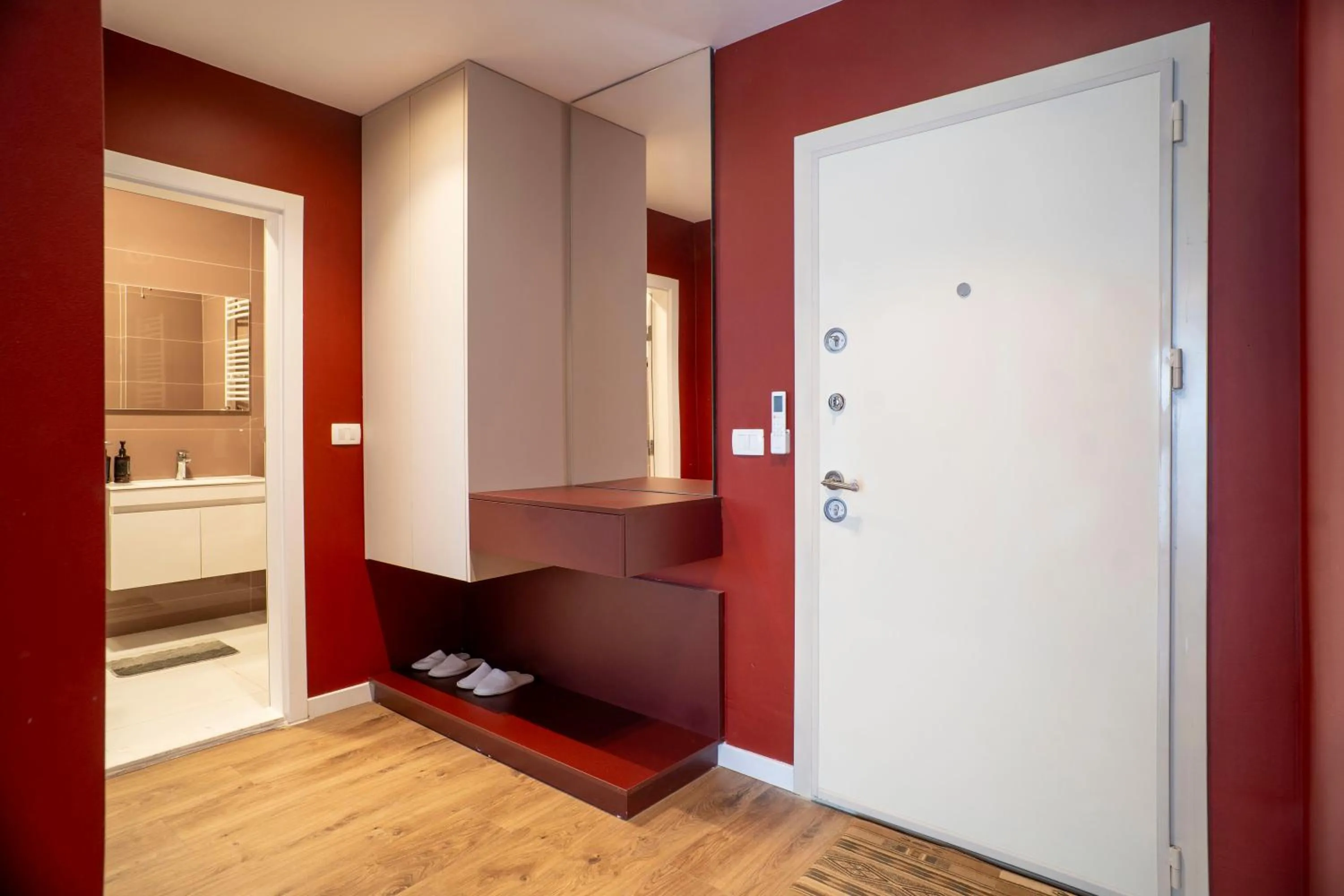 Toilet, Bed in Lux Apartments