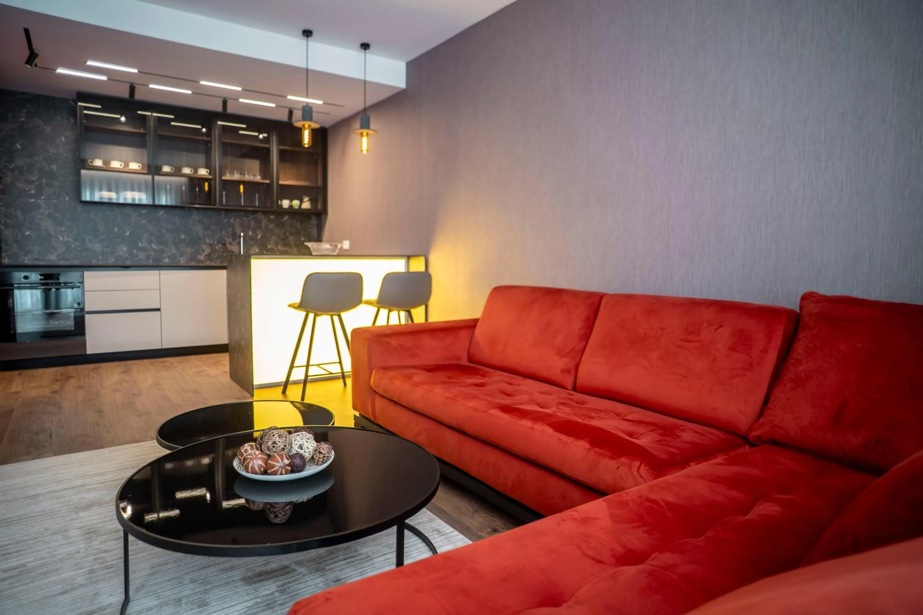 Living room in Lux Apartments