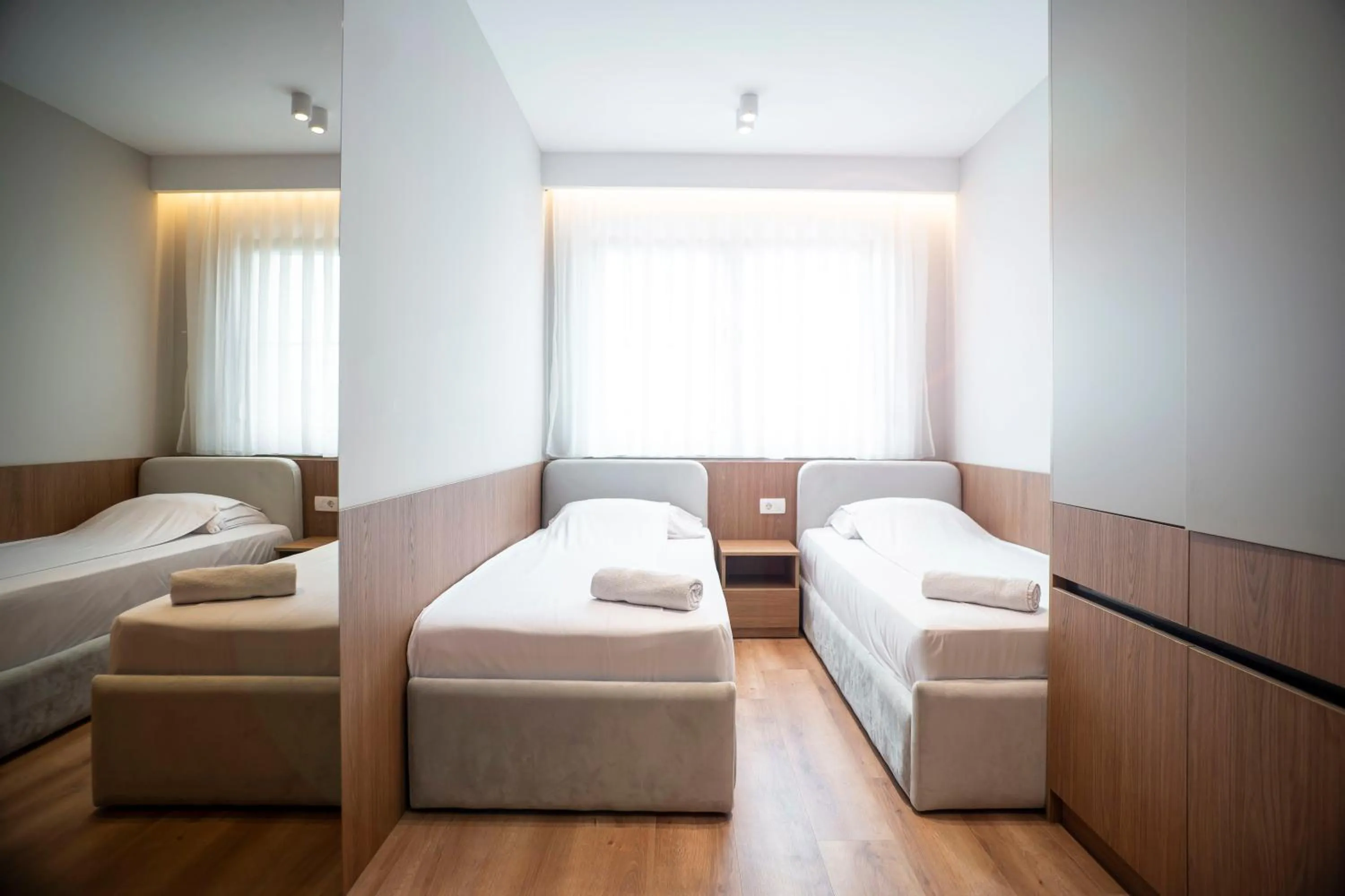 Bed in Lux Apartments