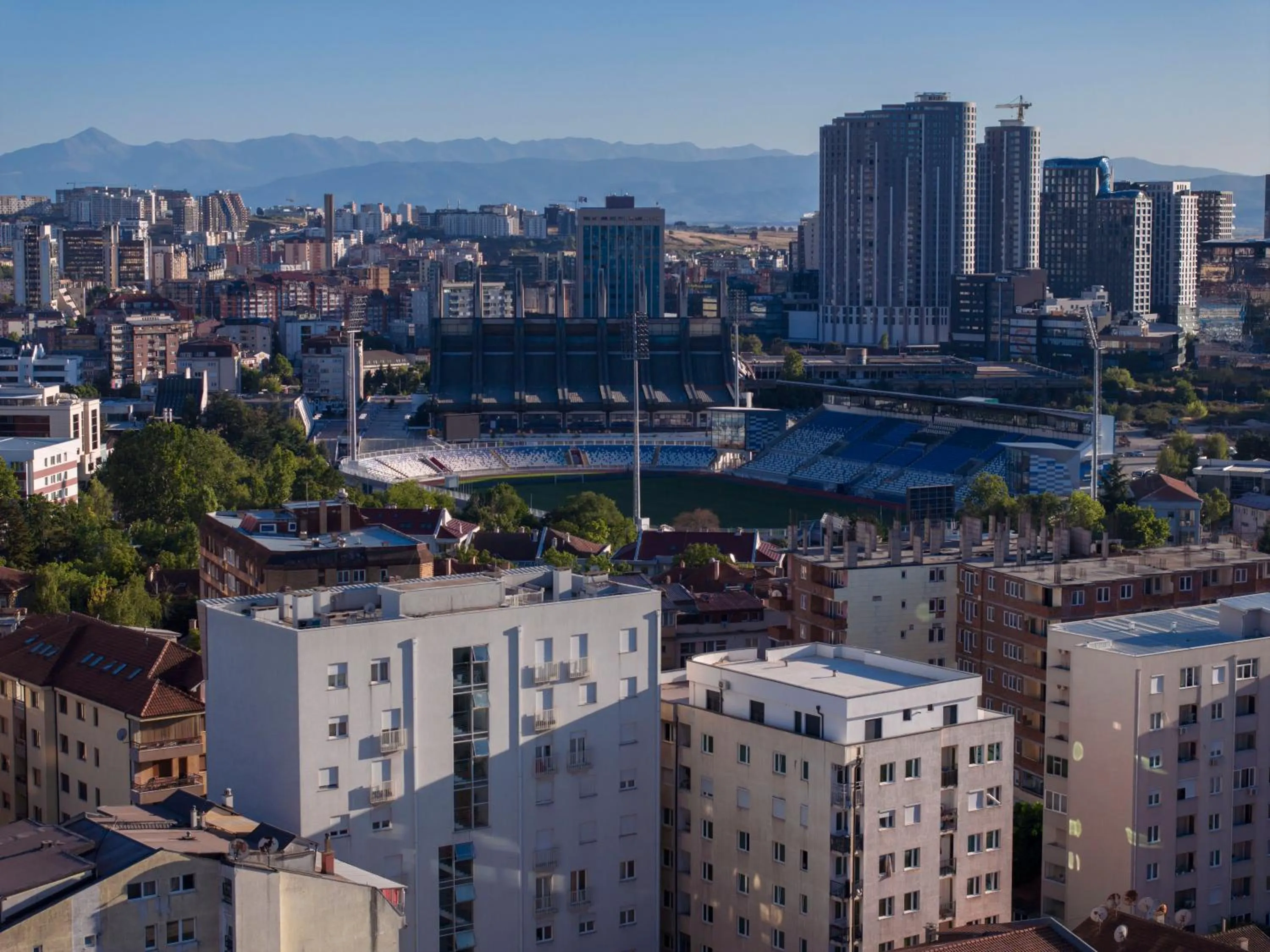 City view in Lux Apartments