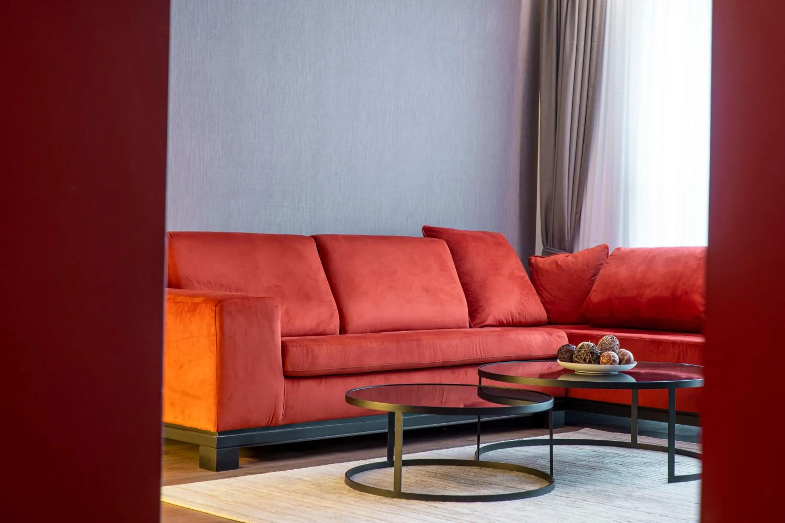 Living room in Lux Apartments