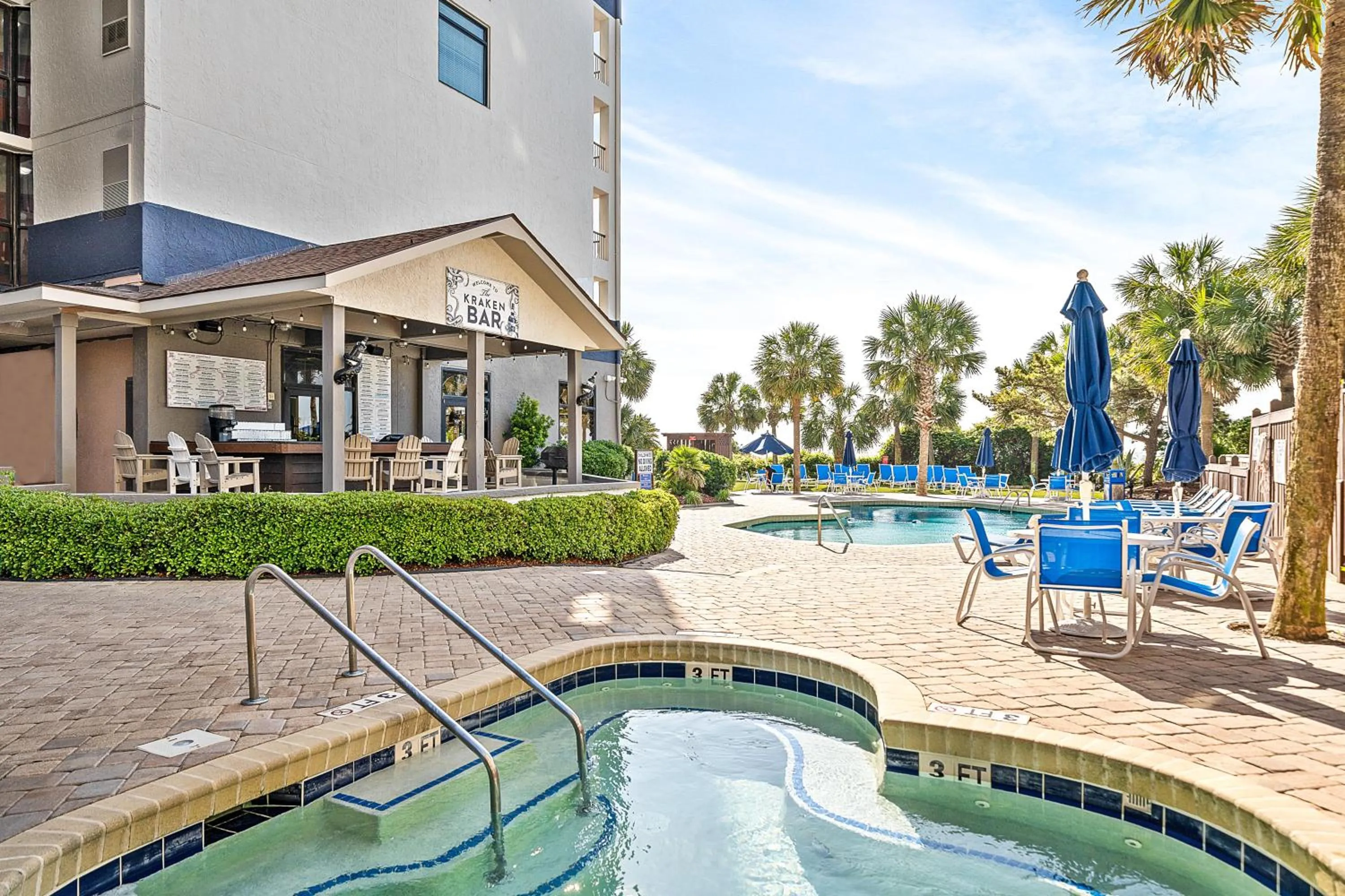 Swimming pool in Beach Colony Resort