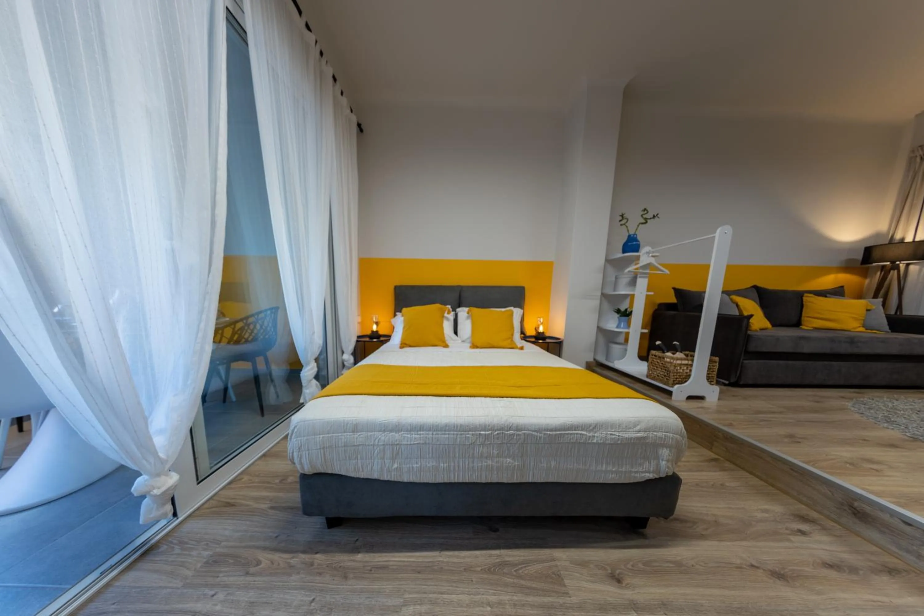 Bed in Athenian Sensations Apartments and Suites in the Heart of Athens