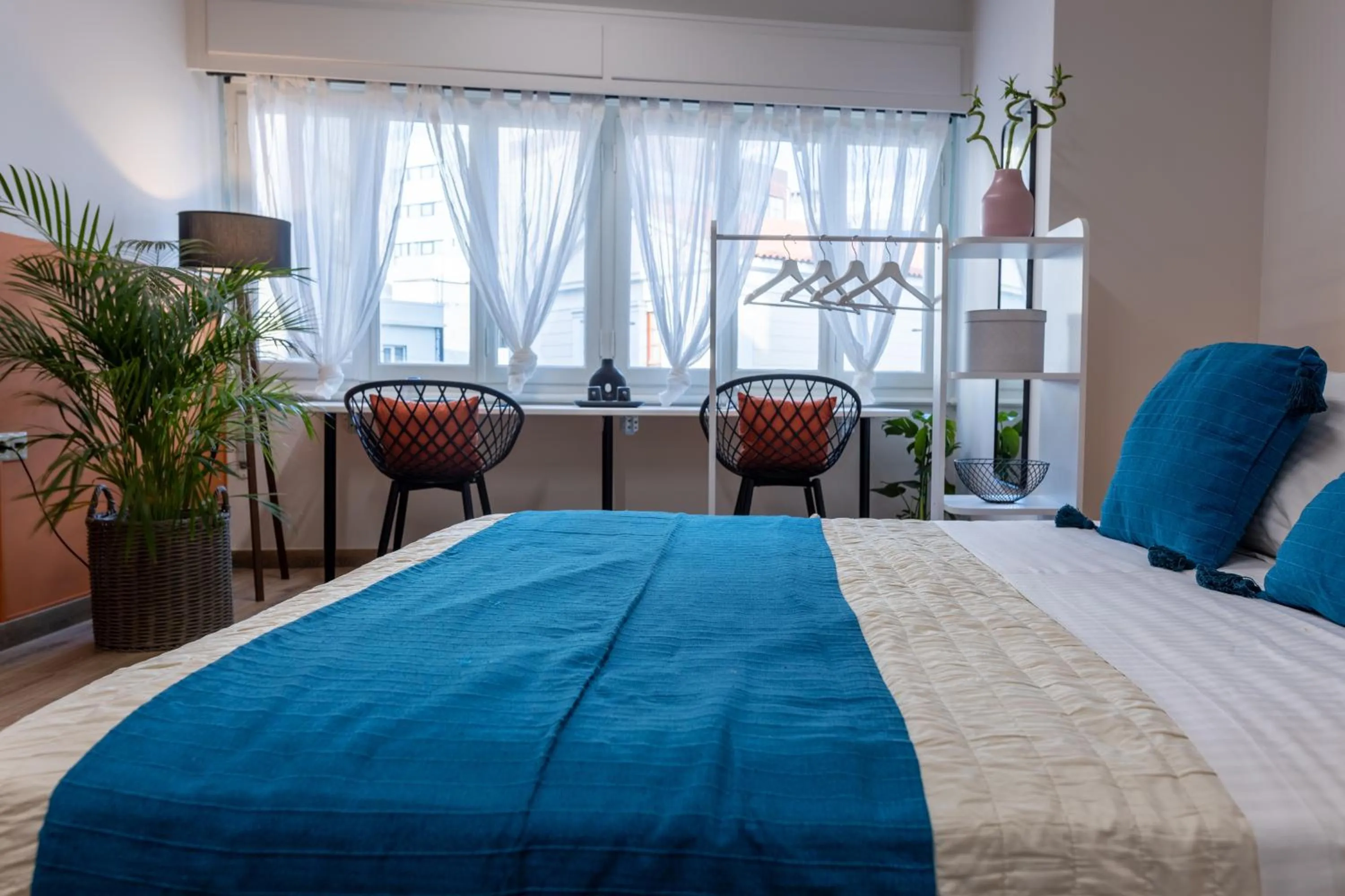 Bed in Athenian Sensations Apartments and Suites in the Heart of Athens