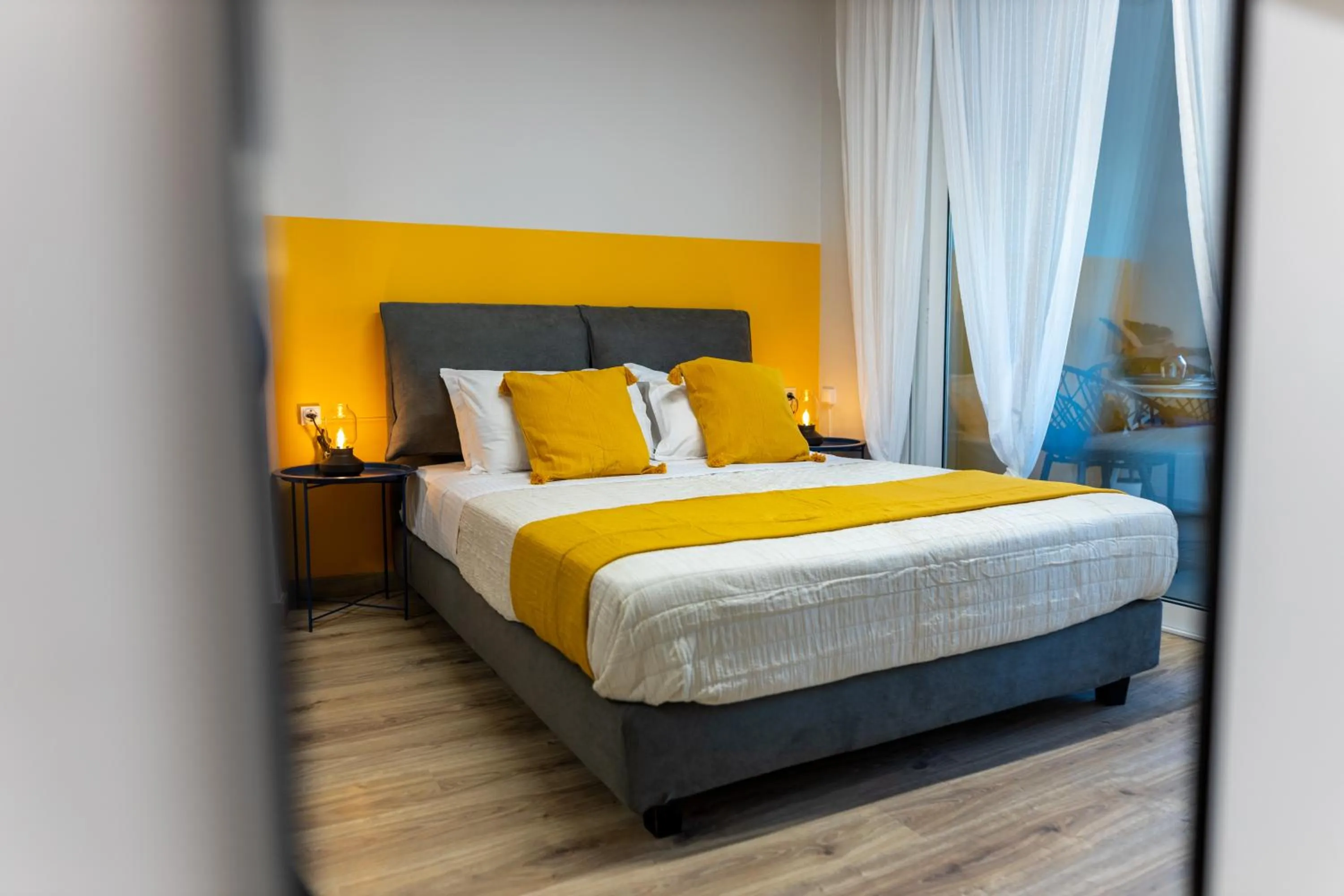Bed in Athenian Sensations Apartments and Suites in the Heart of Athens