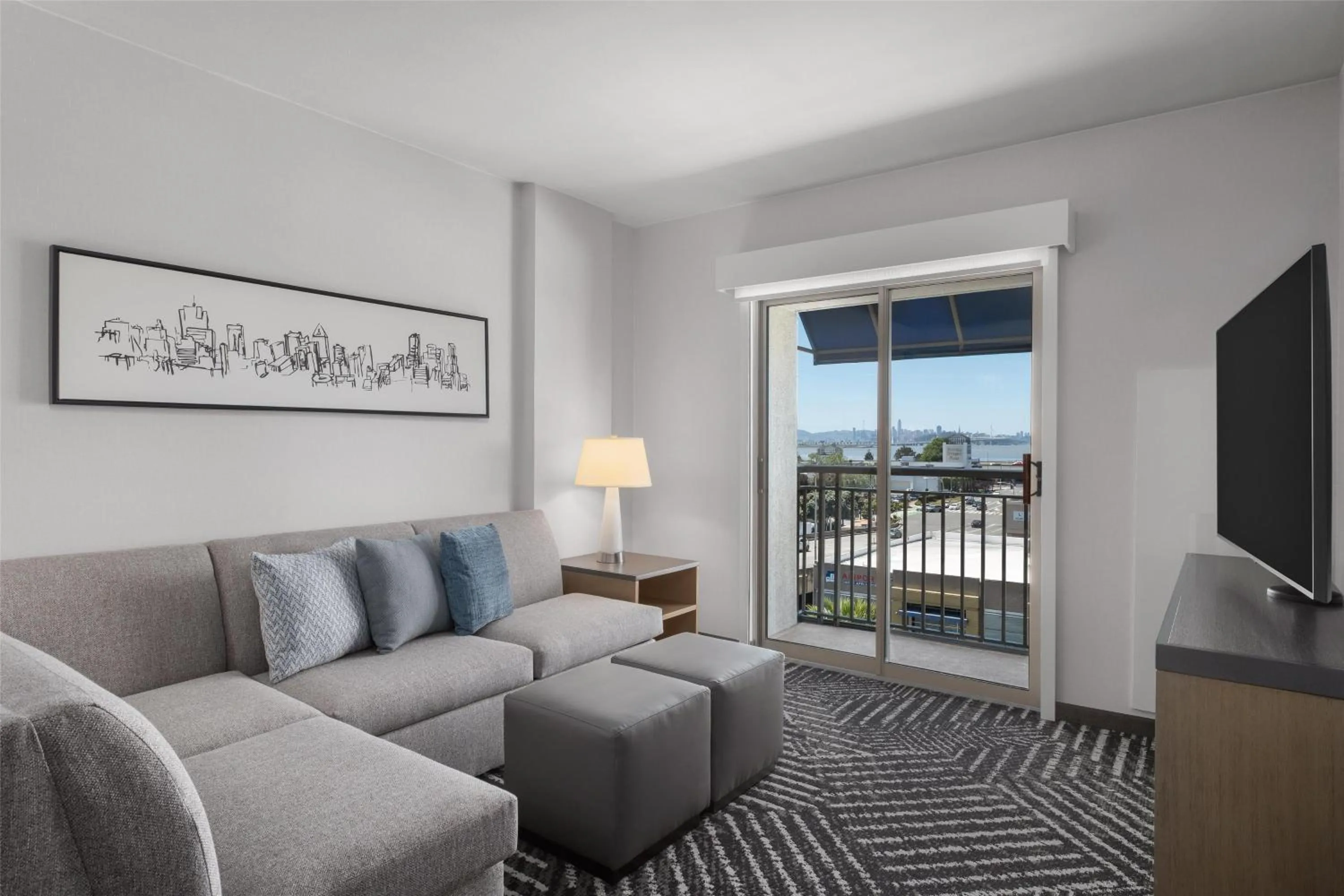 Bedroom in Hyatt House Emeryville