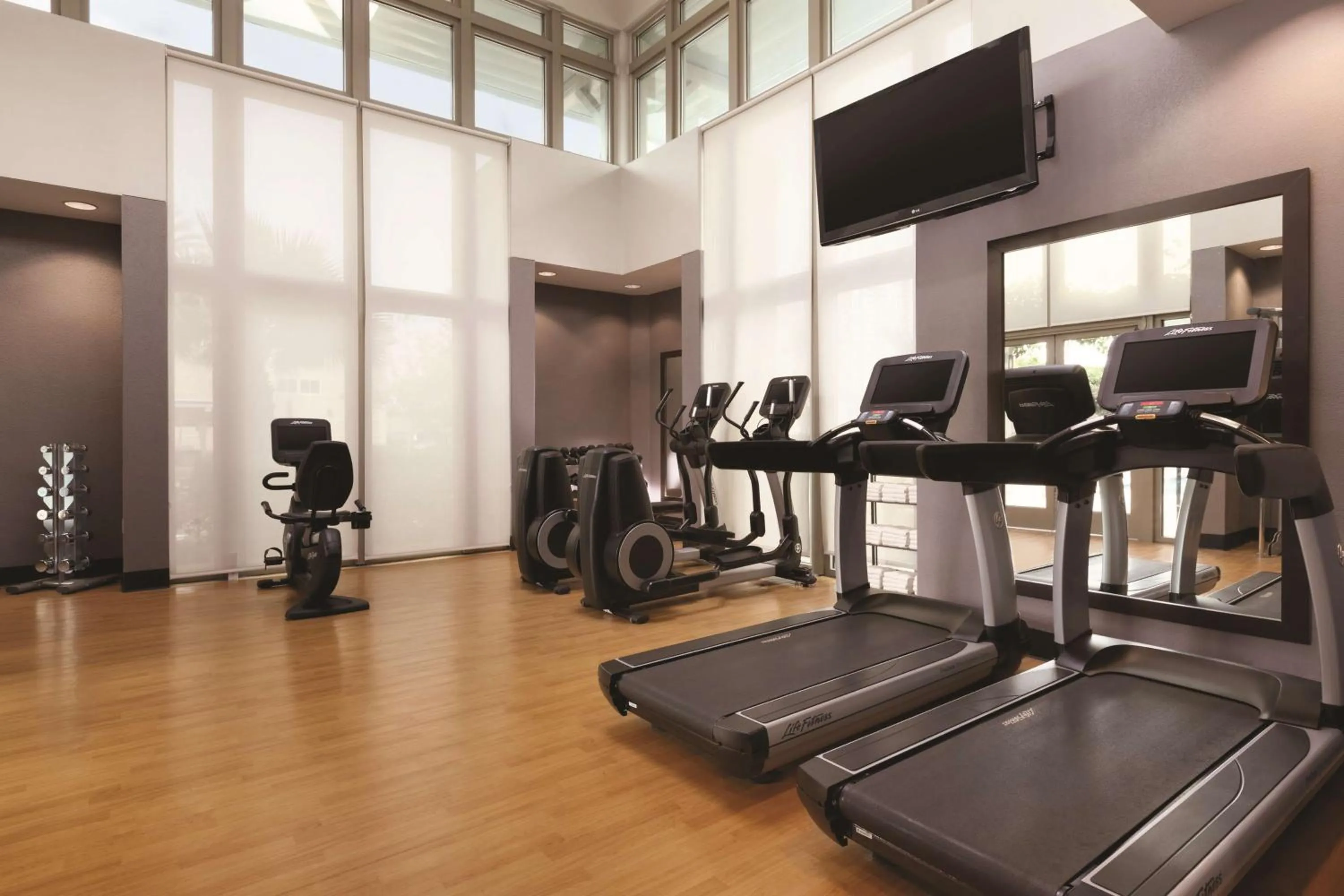 Fitness centre/facilities in Hyatt House Emeryville