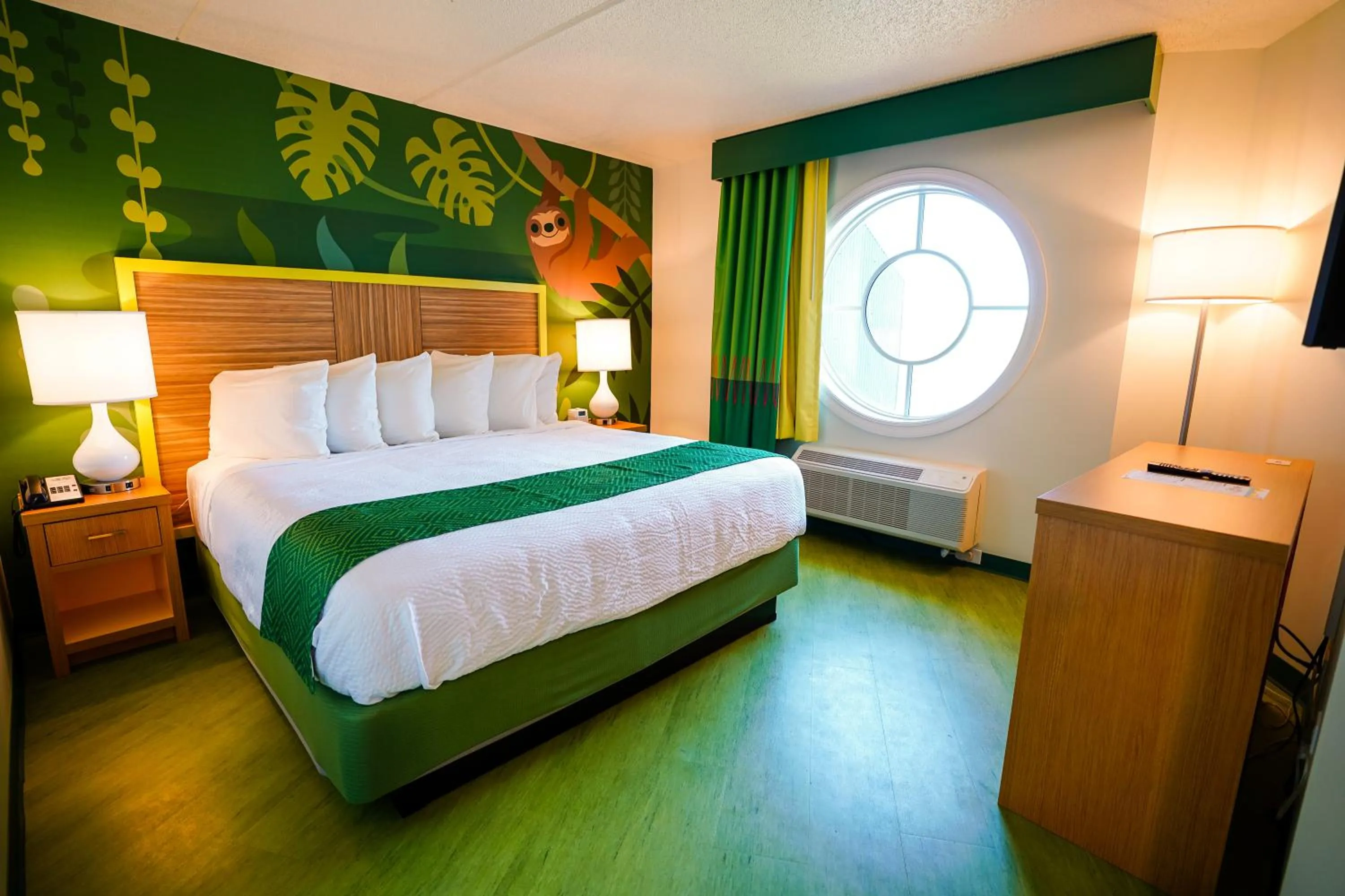 Bed in Castaway Bay by Cedar Point Resorts