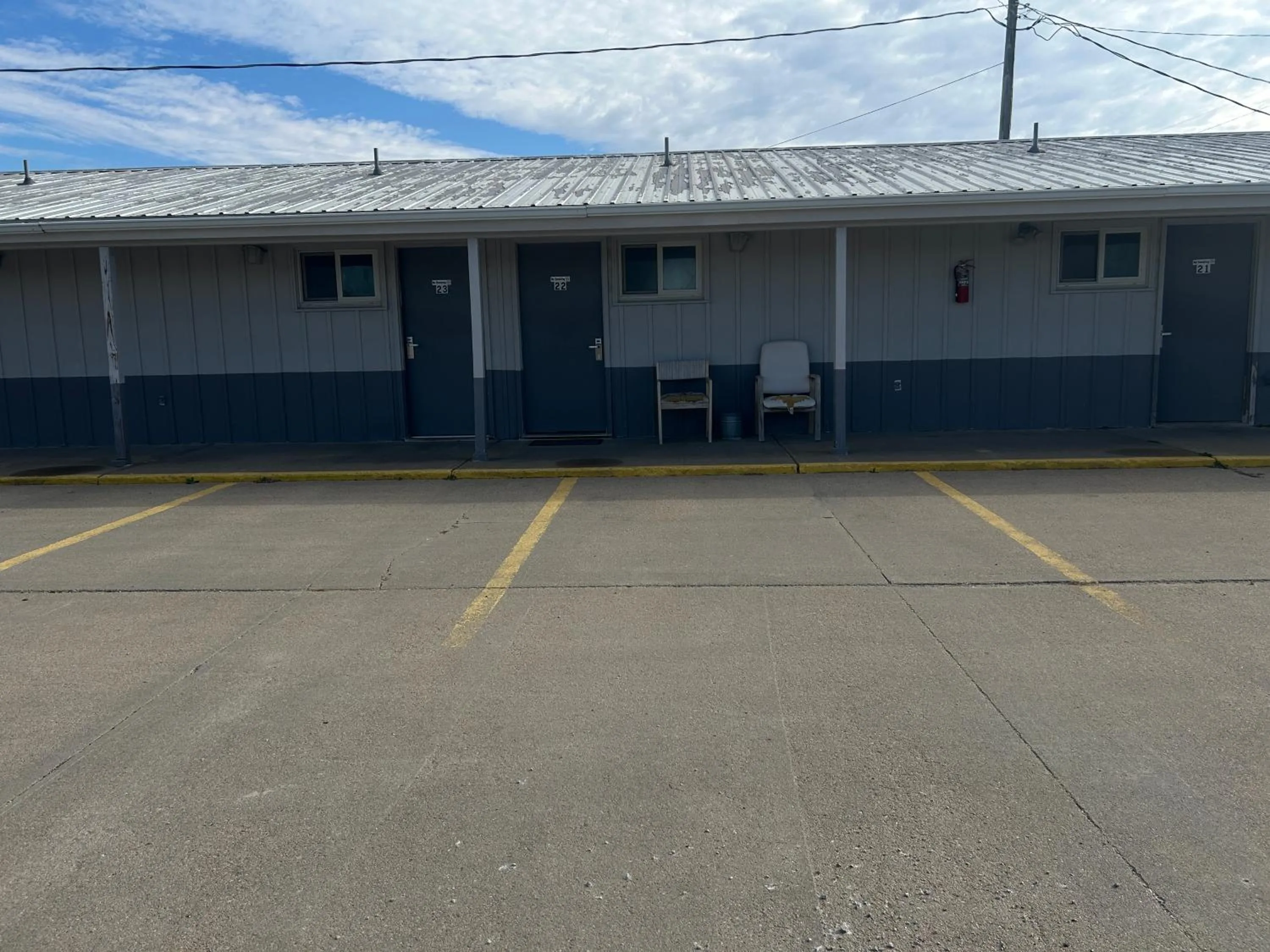 Parking in Gateaway Motel Broken Bow NE