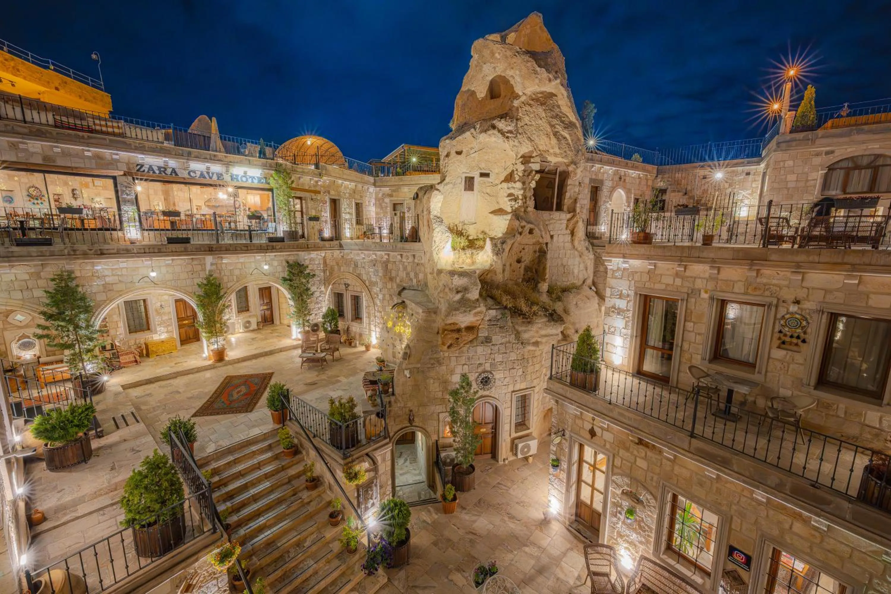 Property building in Zara Cave Hotel