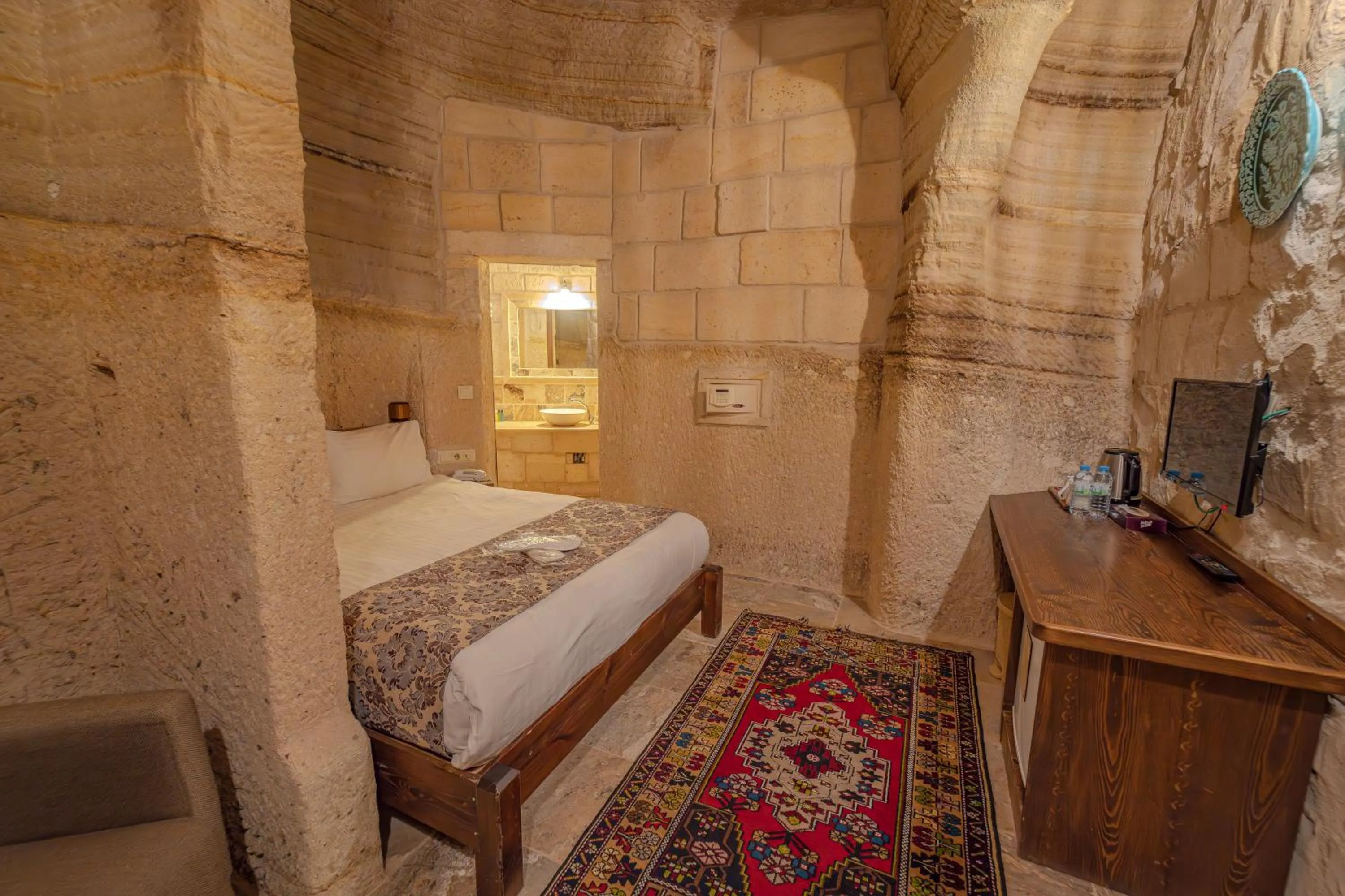 Bed in Zara Cave Hotel