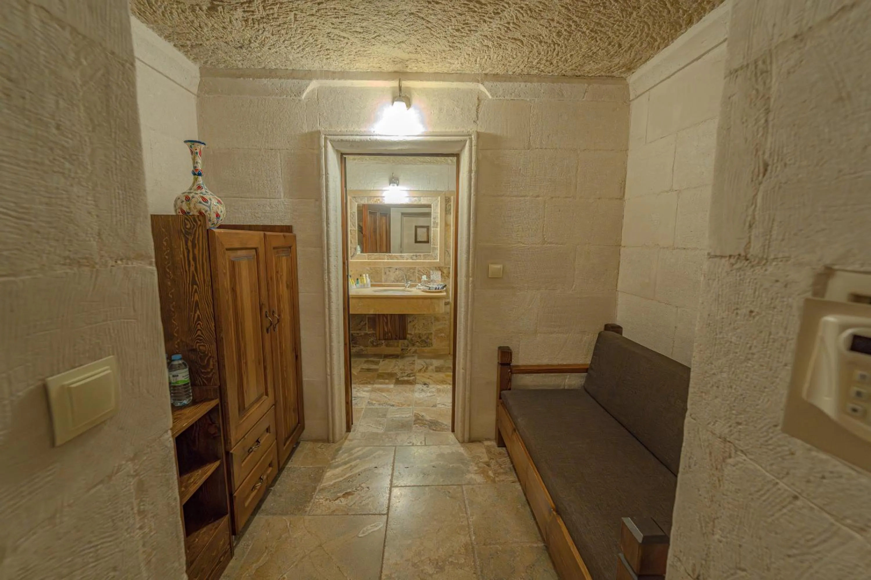 Shower in Zara Cave Hotel