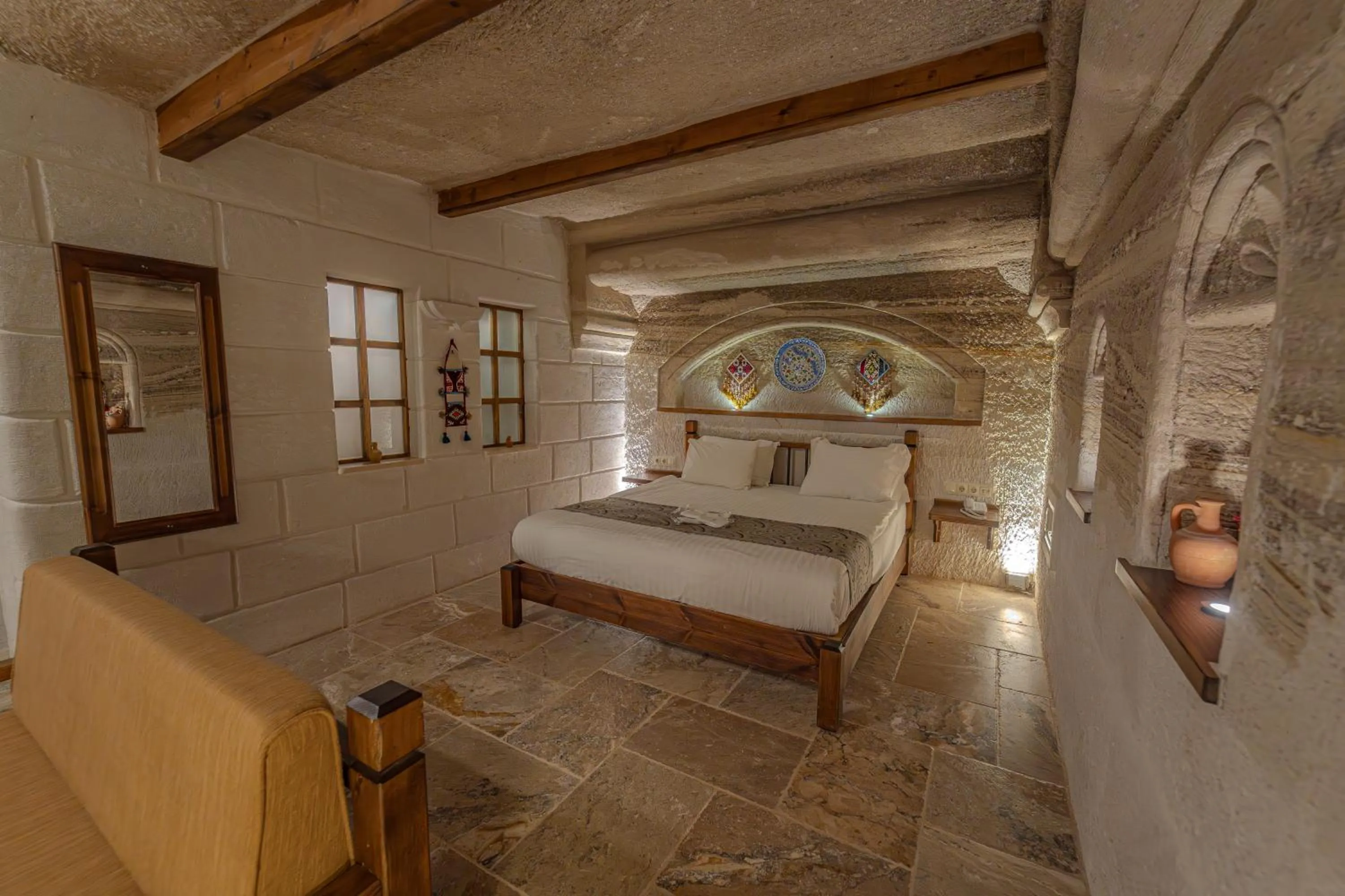 Bedroom, Bed in Zara Cave Hotel