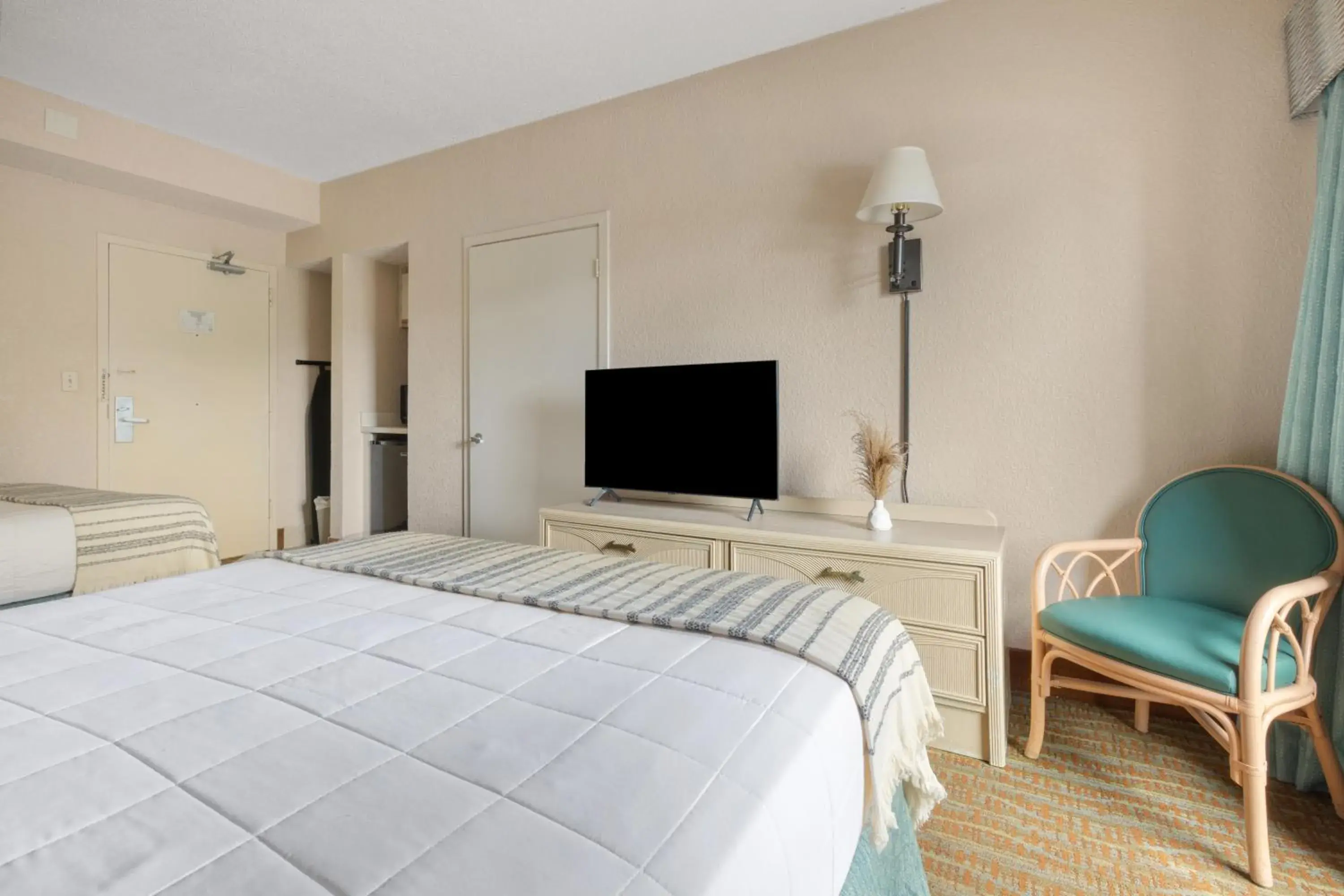 Bedroom in Sandcastle Oceanfront Resort at the Pavilion Bedroom in Sandcastle Oceanfront Resort at the Pavilion