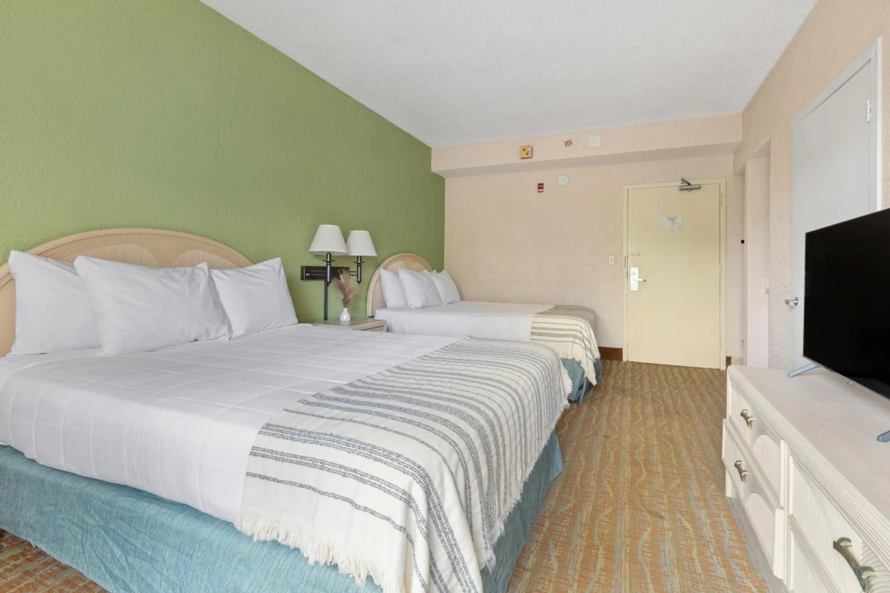 Bedroom in Sandcastle Oceanfront Resort at the Pavilion