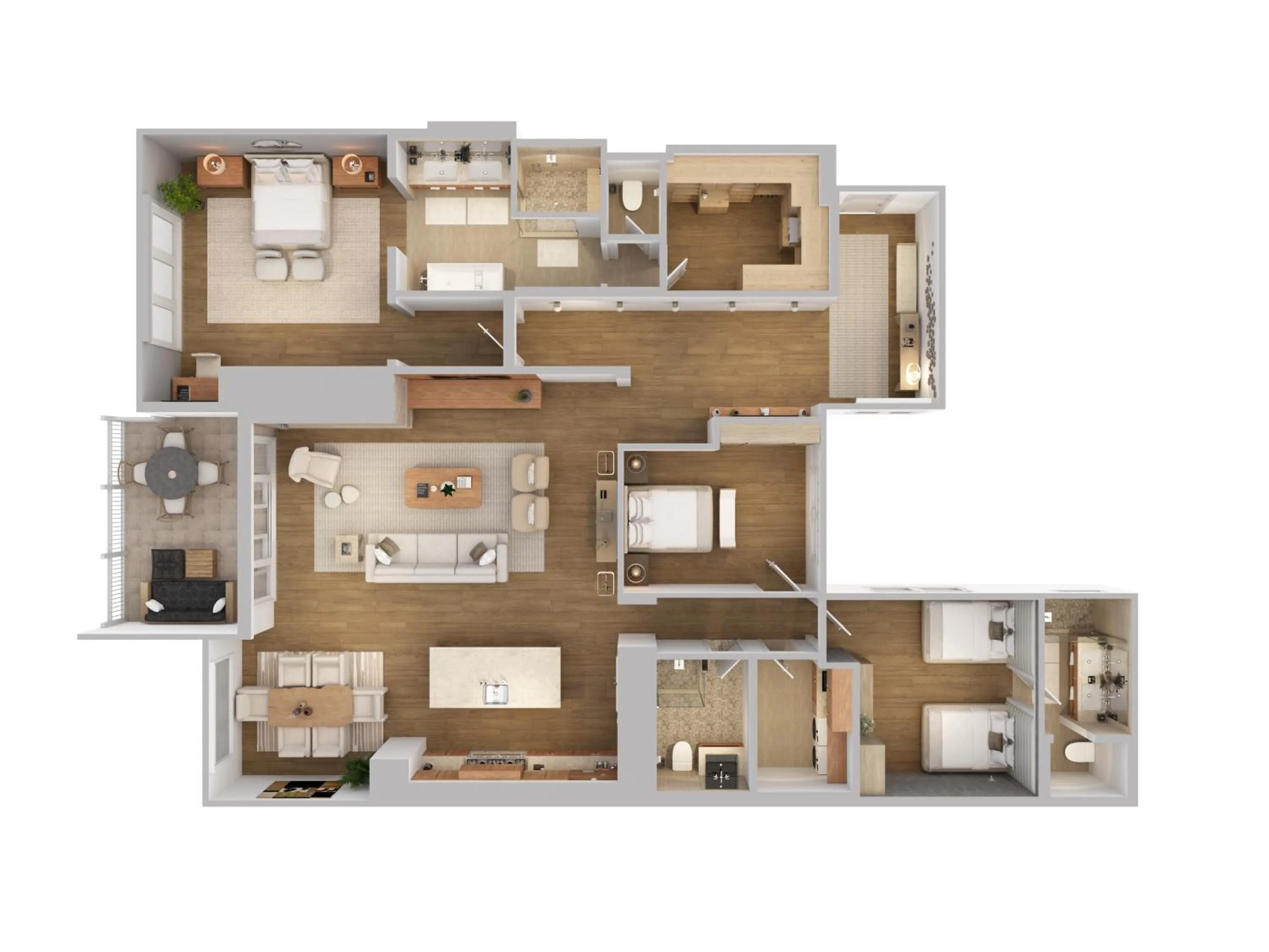 Floor plan in Montage Laguna Beach