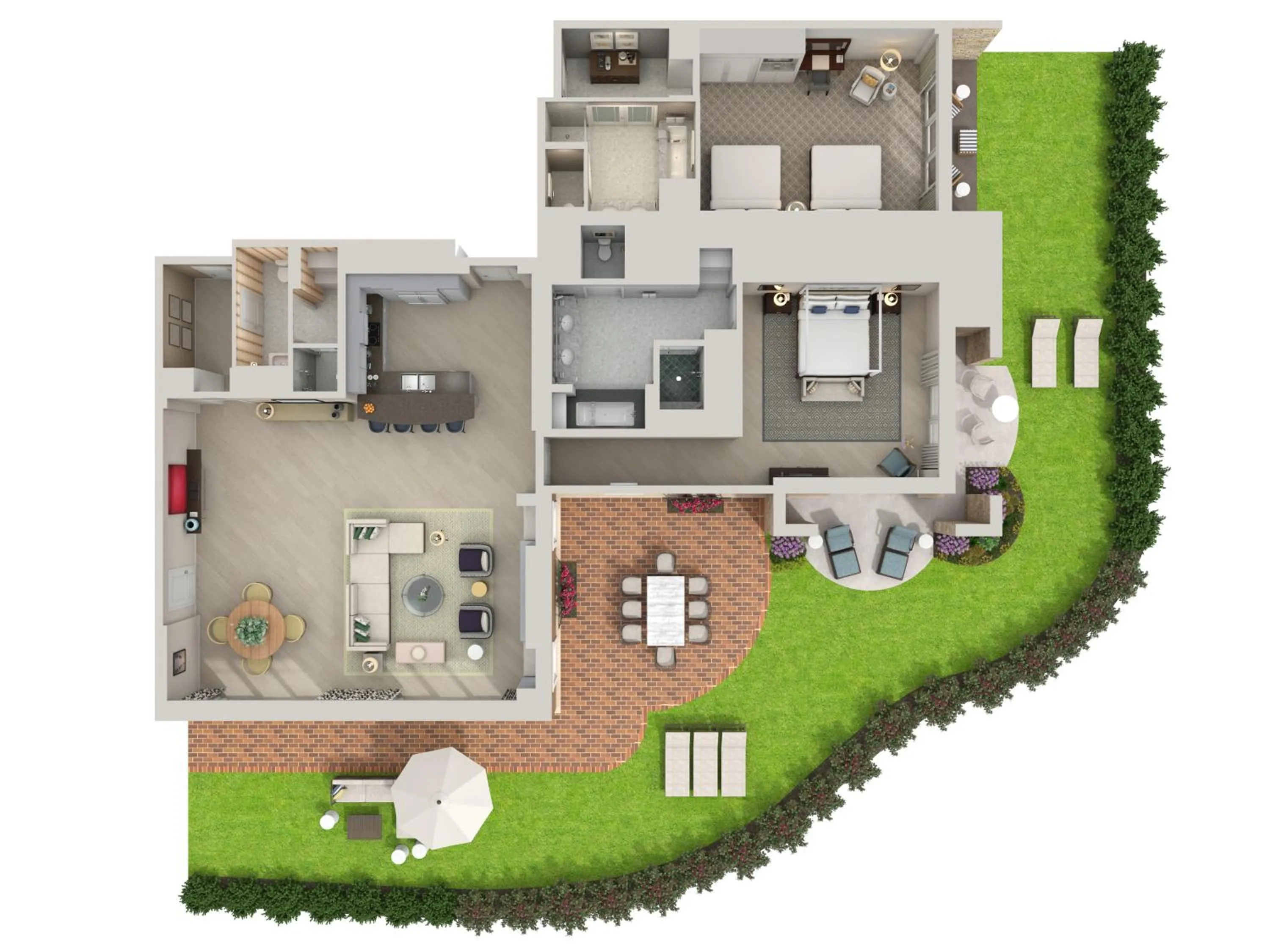Floor plan in Montage Laguna Beach